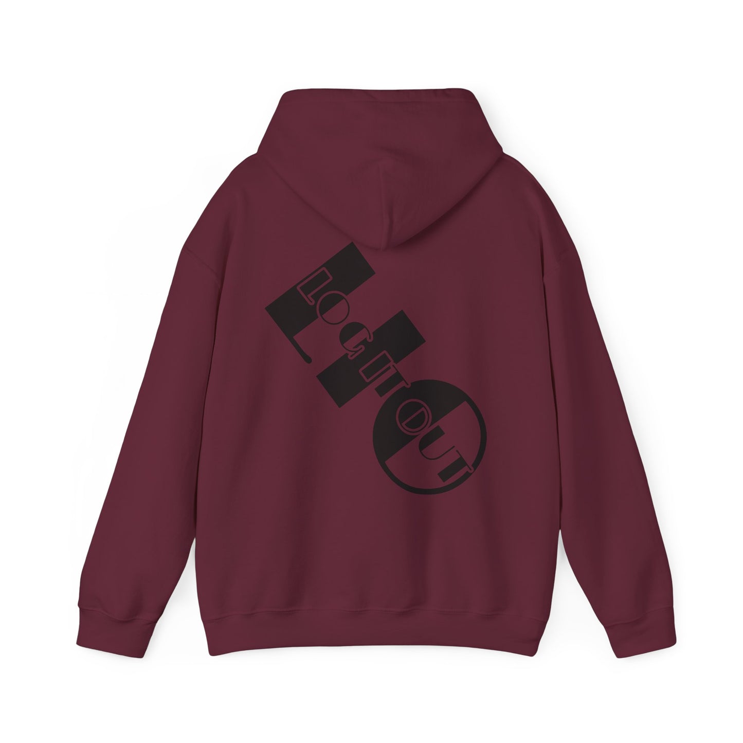 Log it out Unisex Heavy Blend™ Hooded Sweatshirt