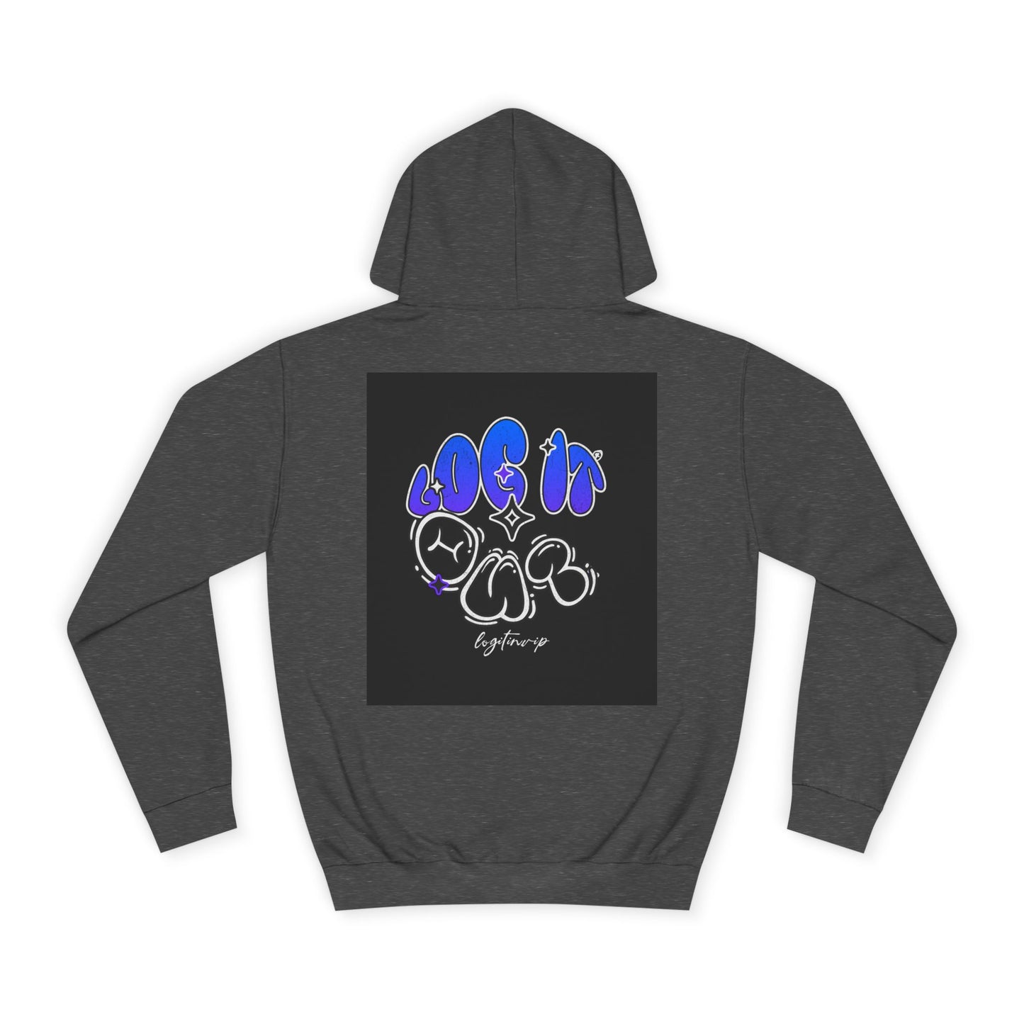 Vibrant Log it out Spirit Hoodie, Unisex Hoodie, Comfortable Sweatshirt, Graphic Hooded Sweatshirt,