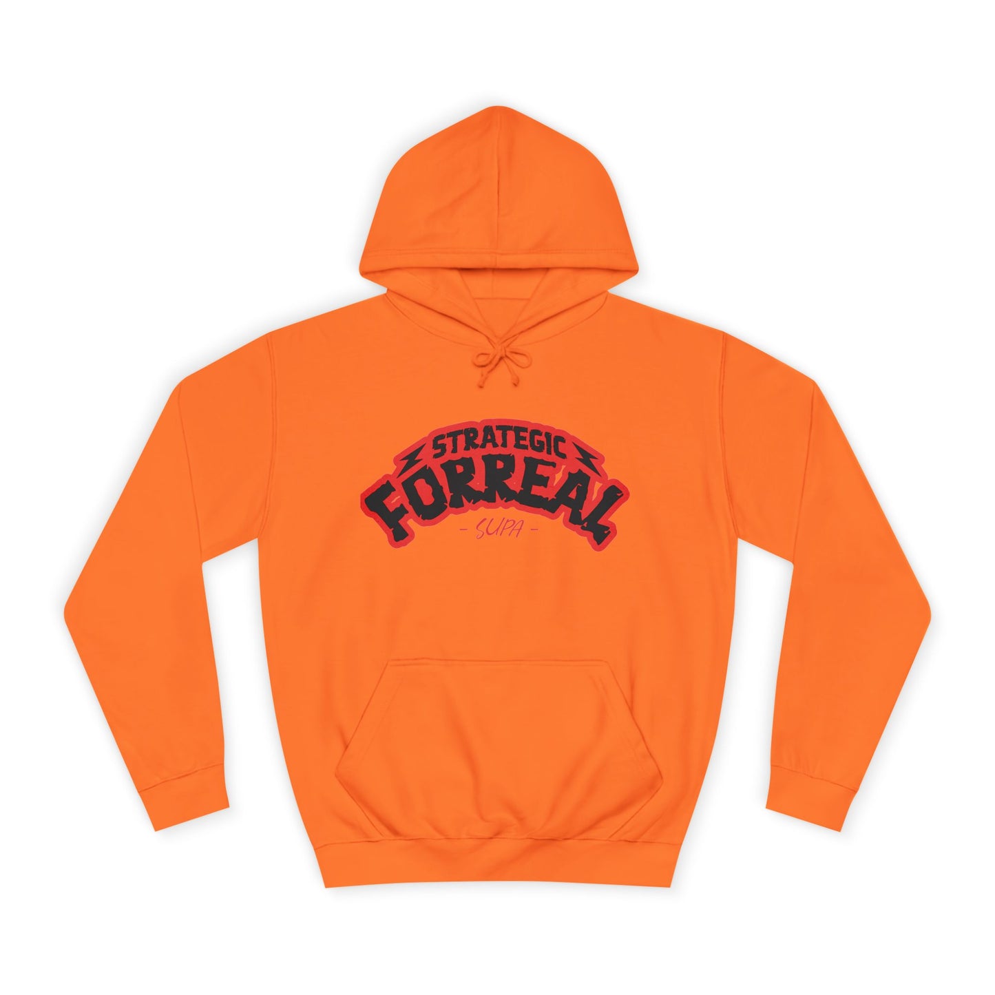 Unisex Hoodie - Strategic Forreal Design, Perfect for Casual Wear