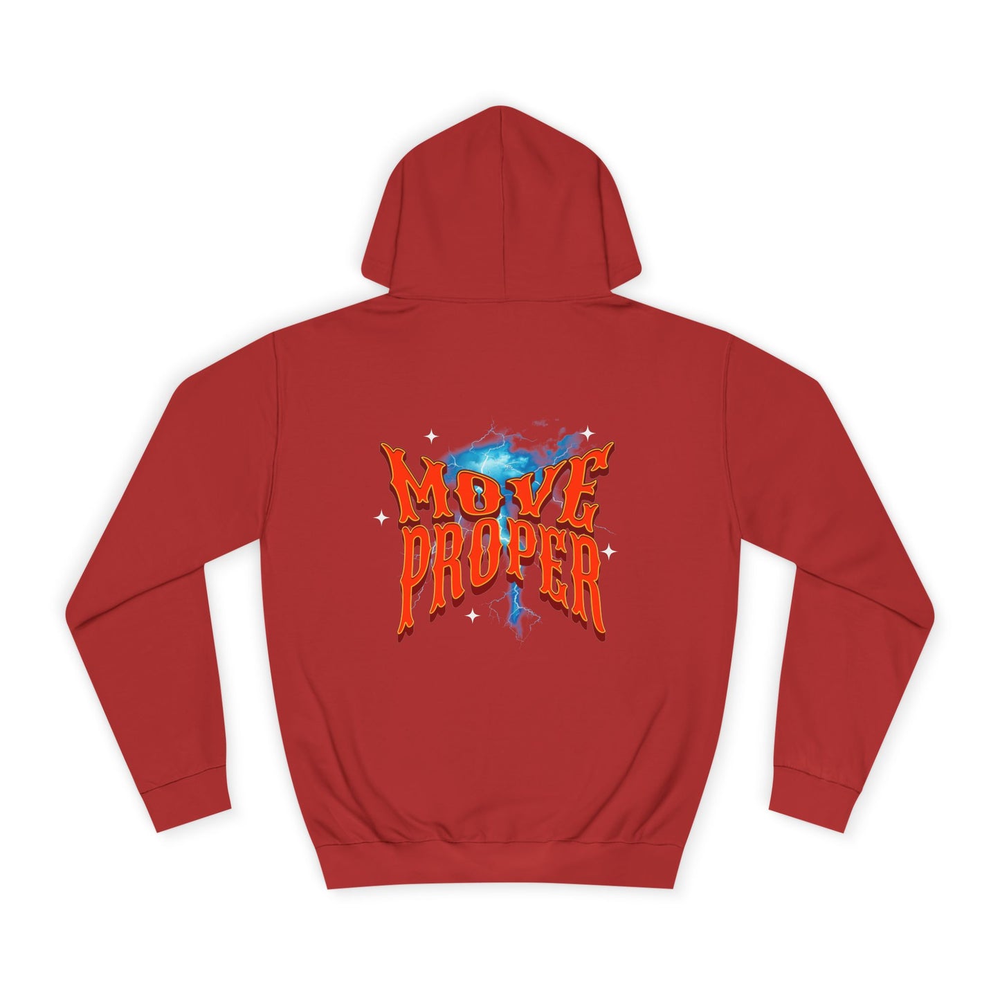 Unisex Hoodie - Move Proper Graphic, Trendy Casual Wear