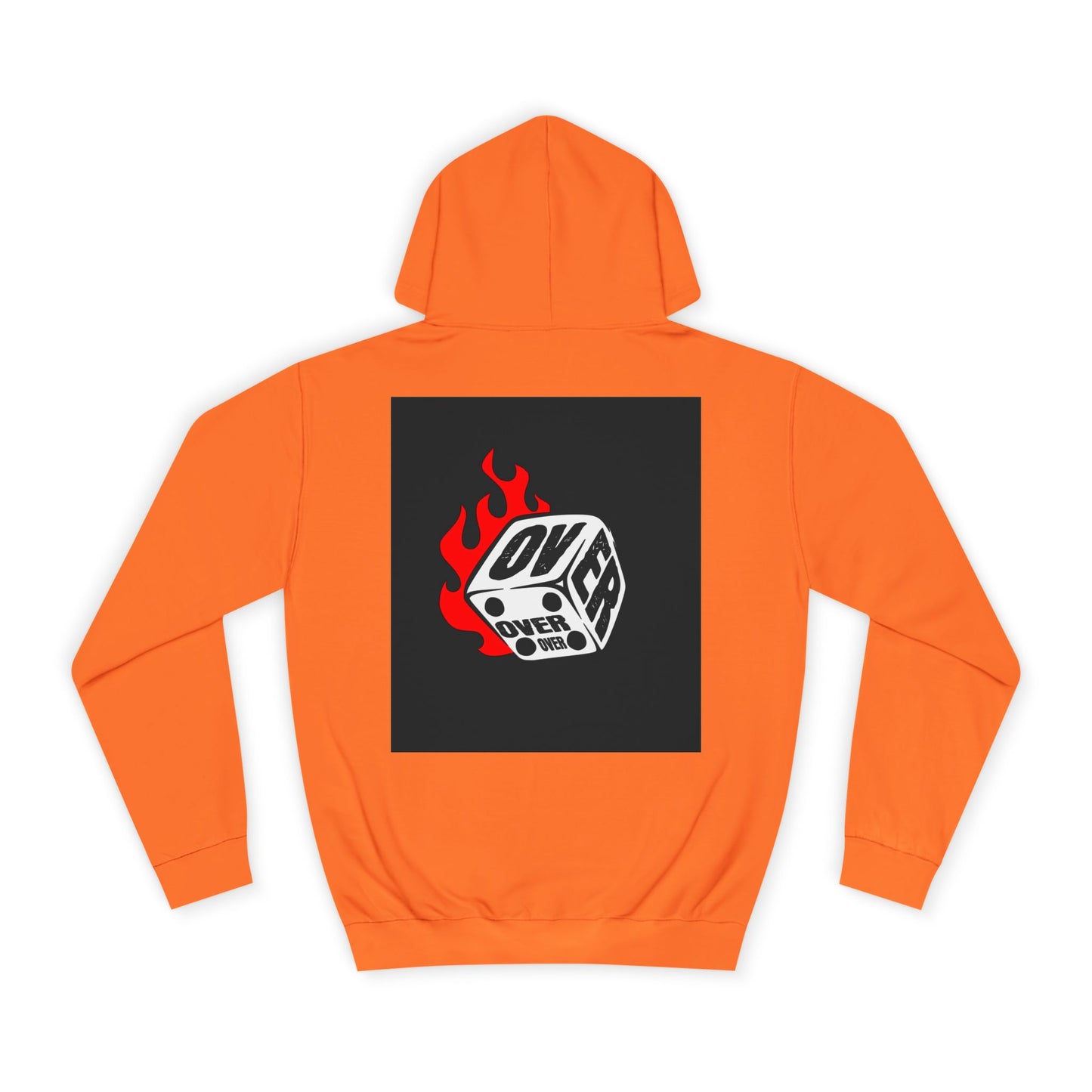 OVER Graphic Hoodie, Oversized Sweatshirt, Trendy Unisex Hoodie, Gift, Casual Layering Top