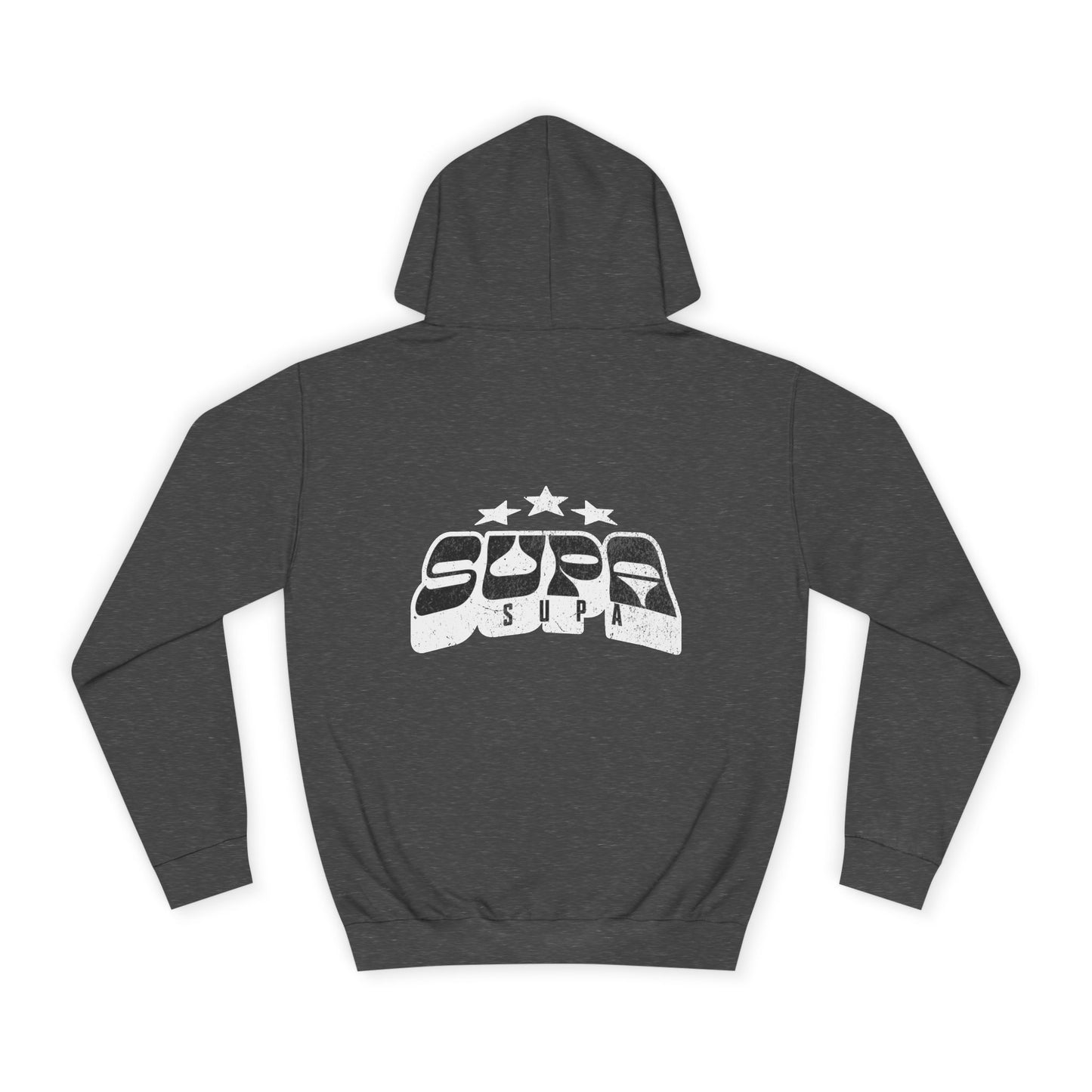 Unisex Hoodie with Bold SUPA Graphic, Casual Wear, Custom Apparel, Gift, Street Style, Everyday Comfort