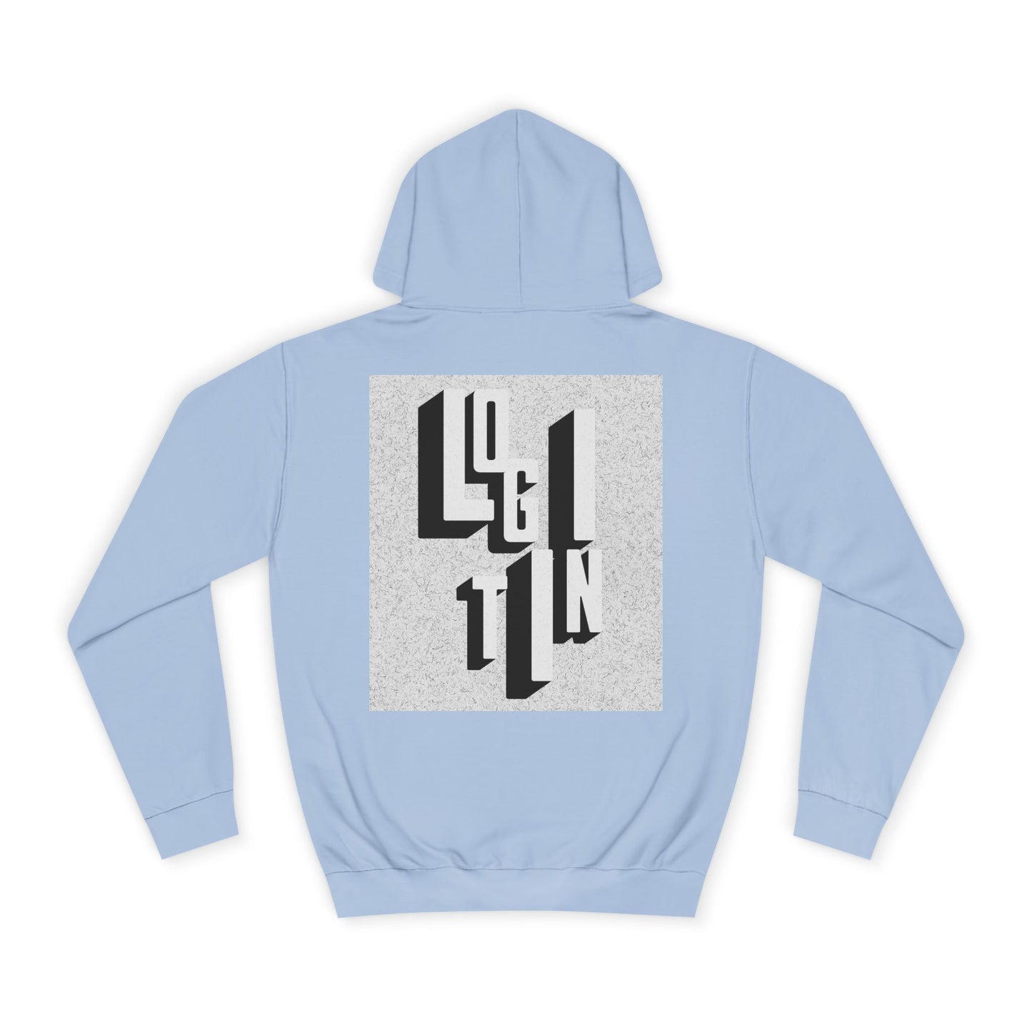 Minimalist Hoodie, Unisex Sweatshirt, Cozy Campus Wear, Student Gift, Modern Graphic Hoodie