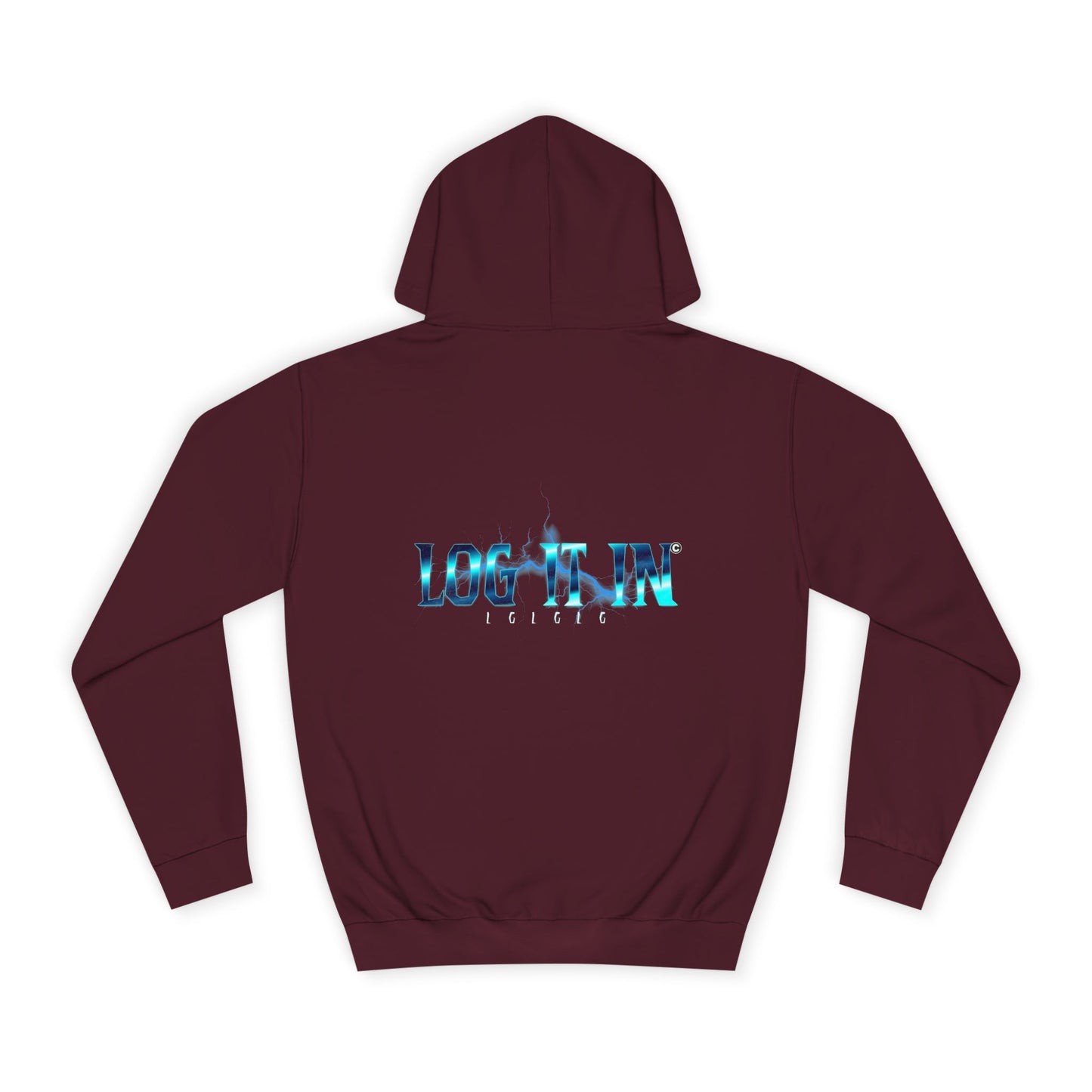Unisex Hoodie with LOG IT IN Design - Casual Wear, Perfect Gift, Events, and Cozy Days