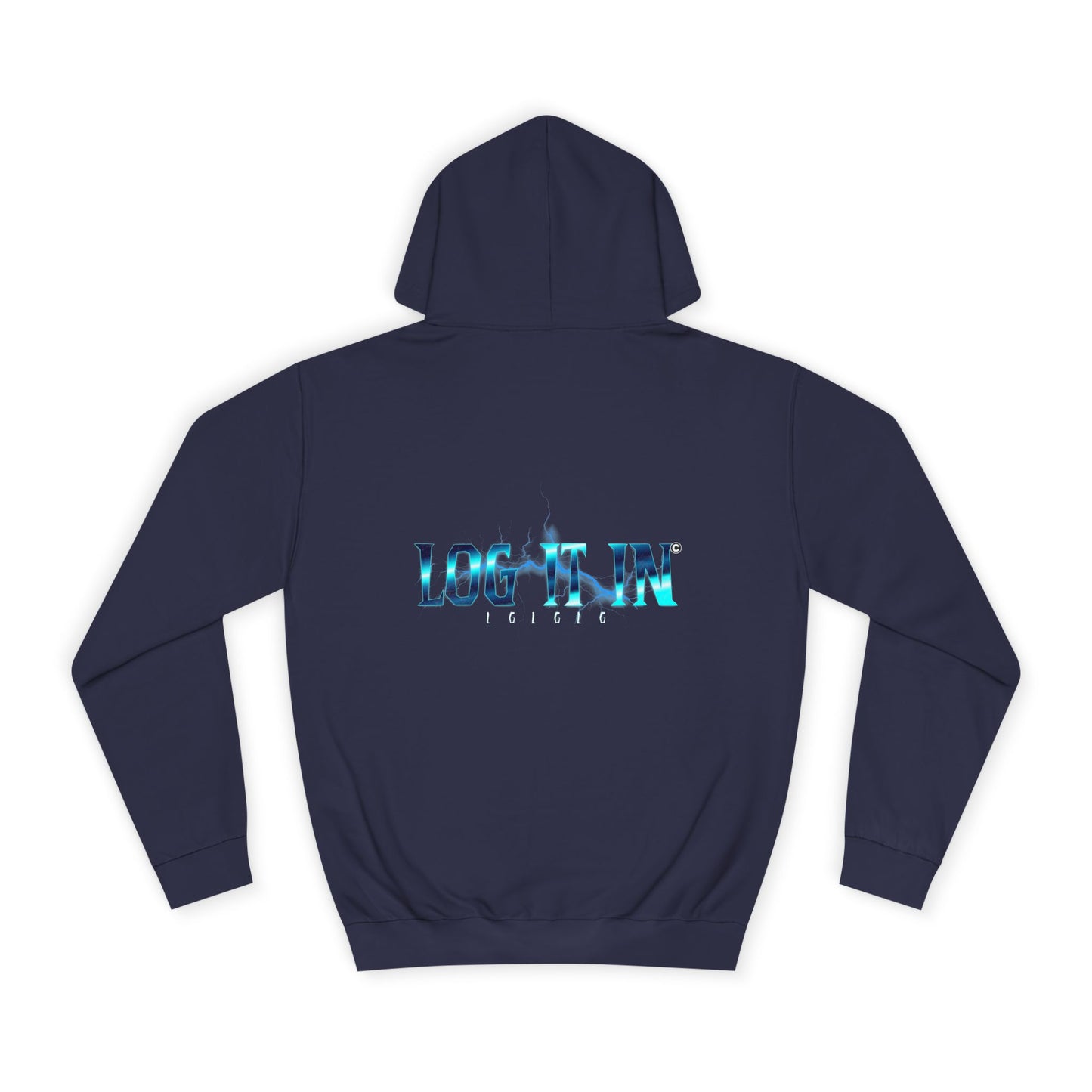 Unisex Hoodie with LOG IT IN Design - Casual Wear, Perfect Gift, Events, and Cozy Days