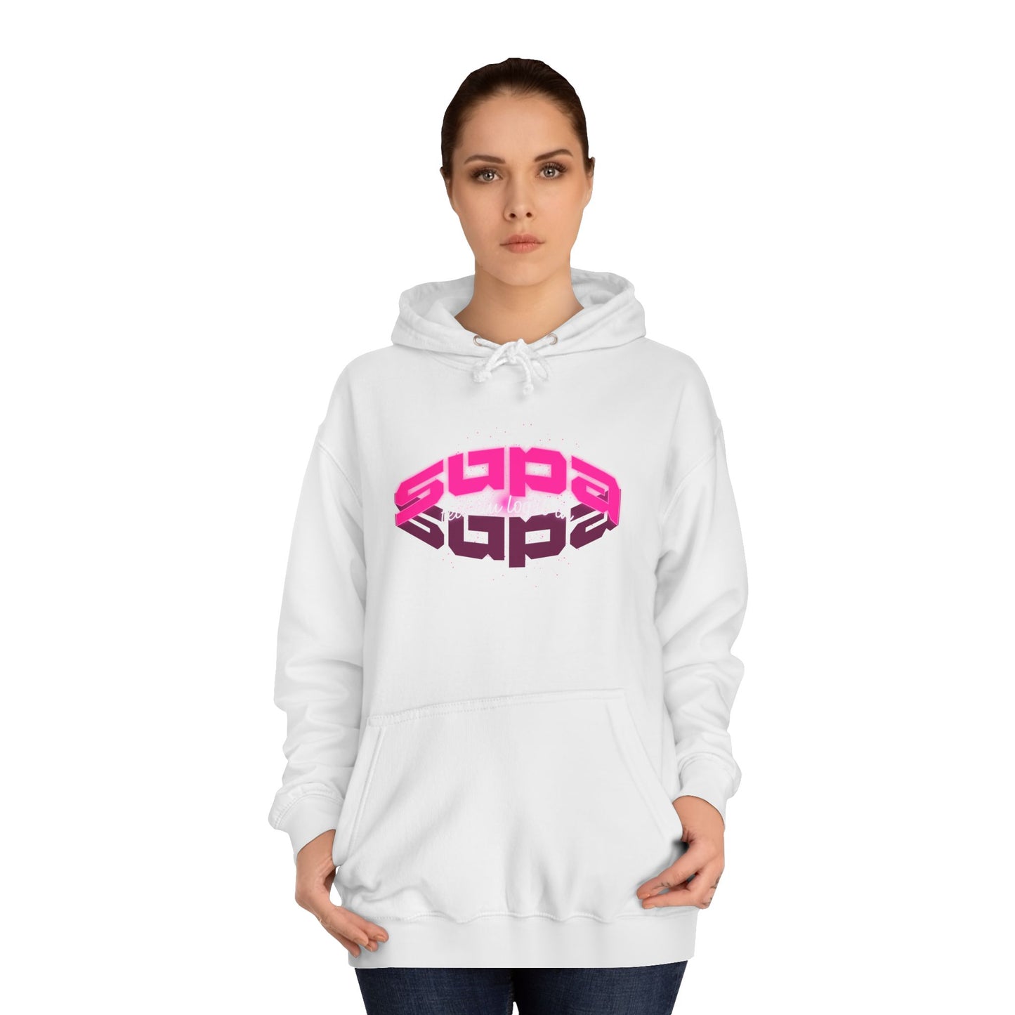 Stylish Trendy Hoodie with 'Supa' Design, Unisex Casual wear for Everyone, Perfect for Everyday Life, Gift, Bright hoodie