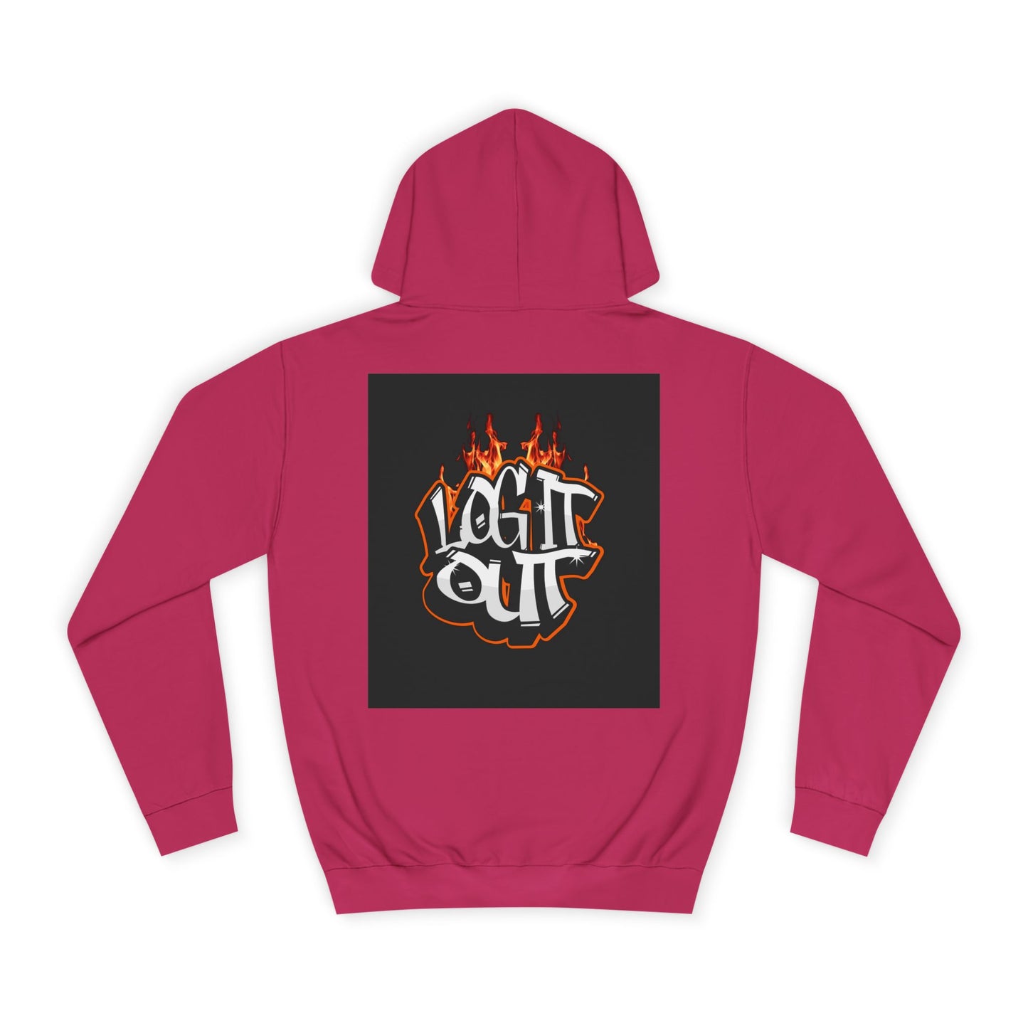 Stylish Unisex Hoodie with 'Log It Out' Design, Cozy Wear, Trendy Streetwear, Perfect for Parties