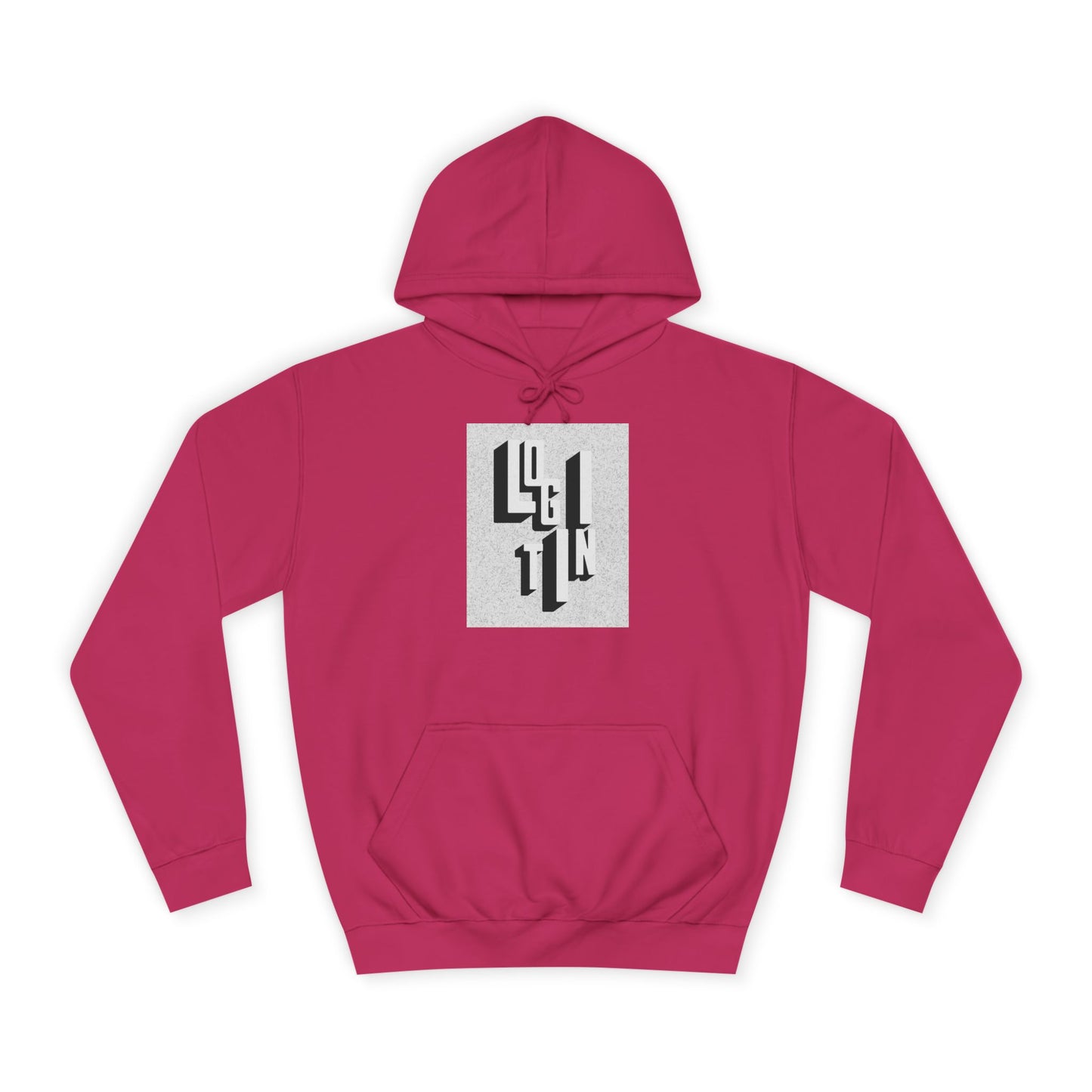 Minimalist Hoodie, Unisex Sweatshirt, Cozy Campus Wear, Student Gift, Modern Graphic Hoodie