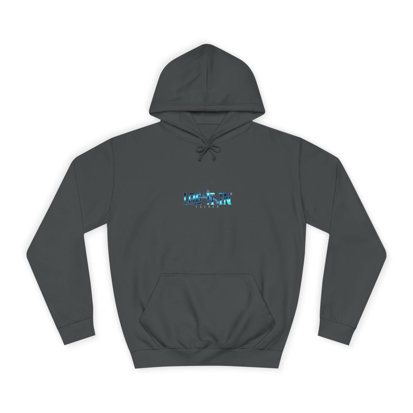Unisex Hoodie with LOG IT IN Design - Casual Wear, Perfect Gift, Events, and Cozy Days