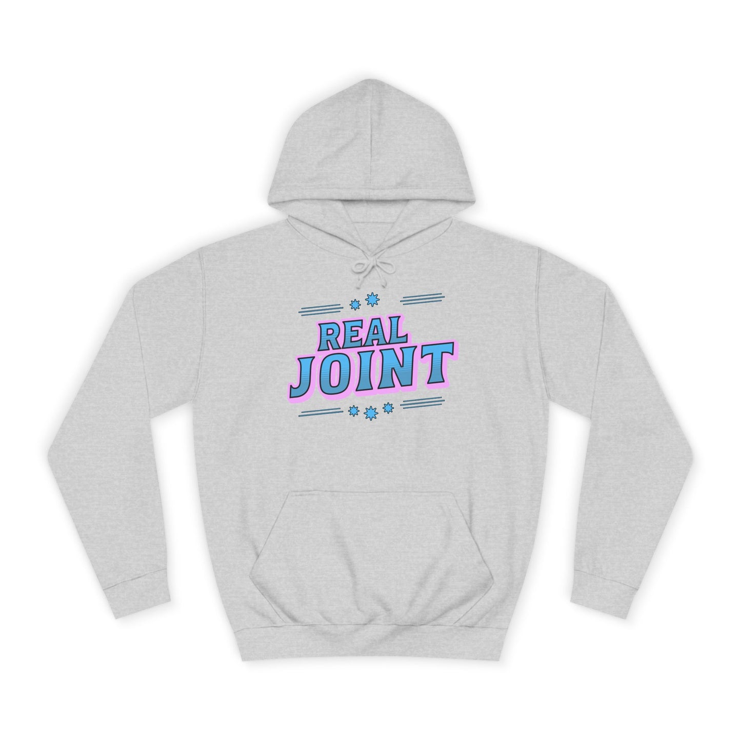 Unisex Hoodie - 'Real Joint' Graphic Sweatshirt for Casual Style