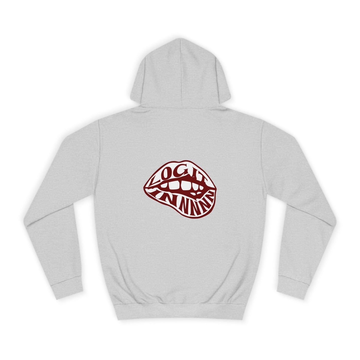 Trendy Unisex Hoodie with Bold Log it in Design, Stylish trendy Wear, Cozy Sweatshirt, Casual Outfit, Fun Gift