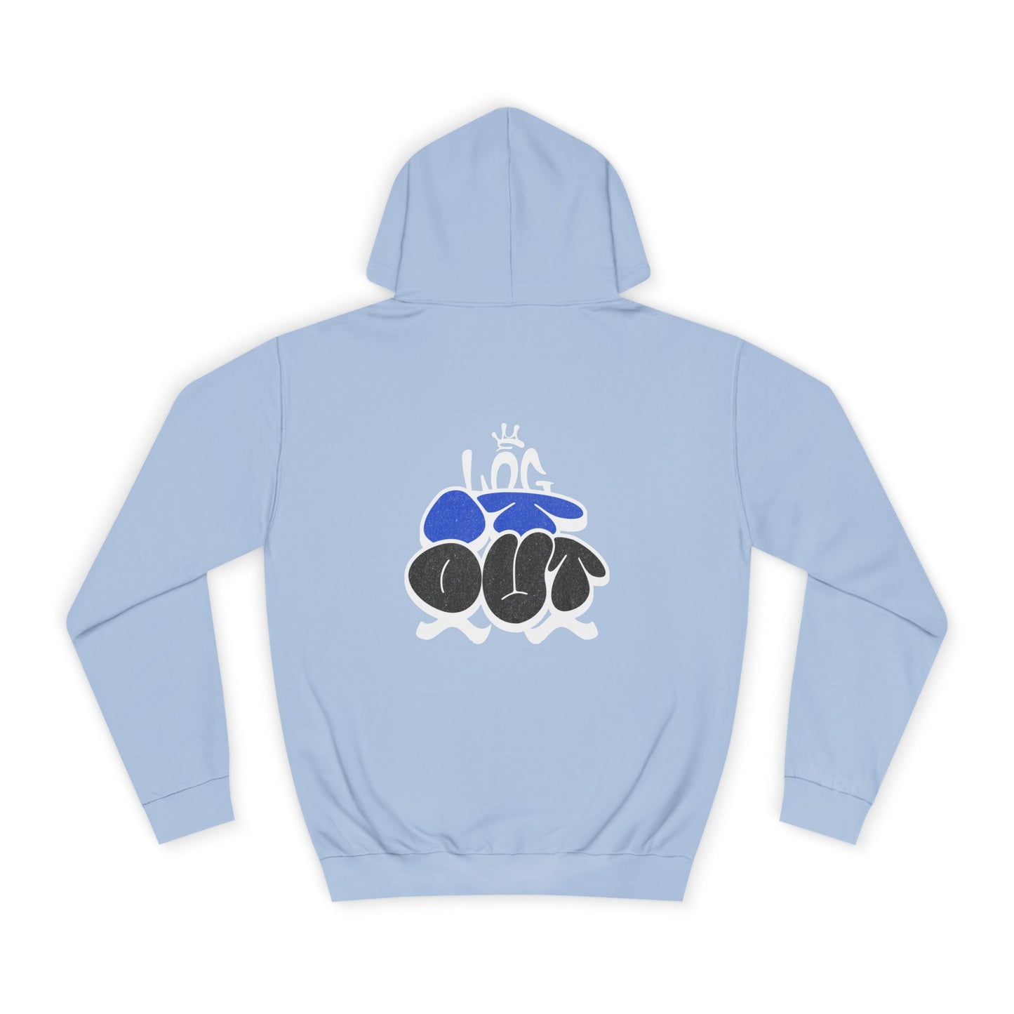 Stylish Unisex Log it out Hoodie, Cozy Wear, Trendy Sweatshirt, Gift, Casual Everyday Hoodie