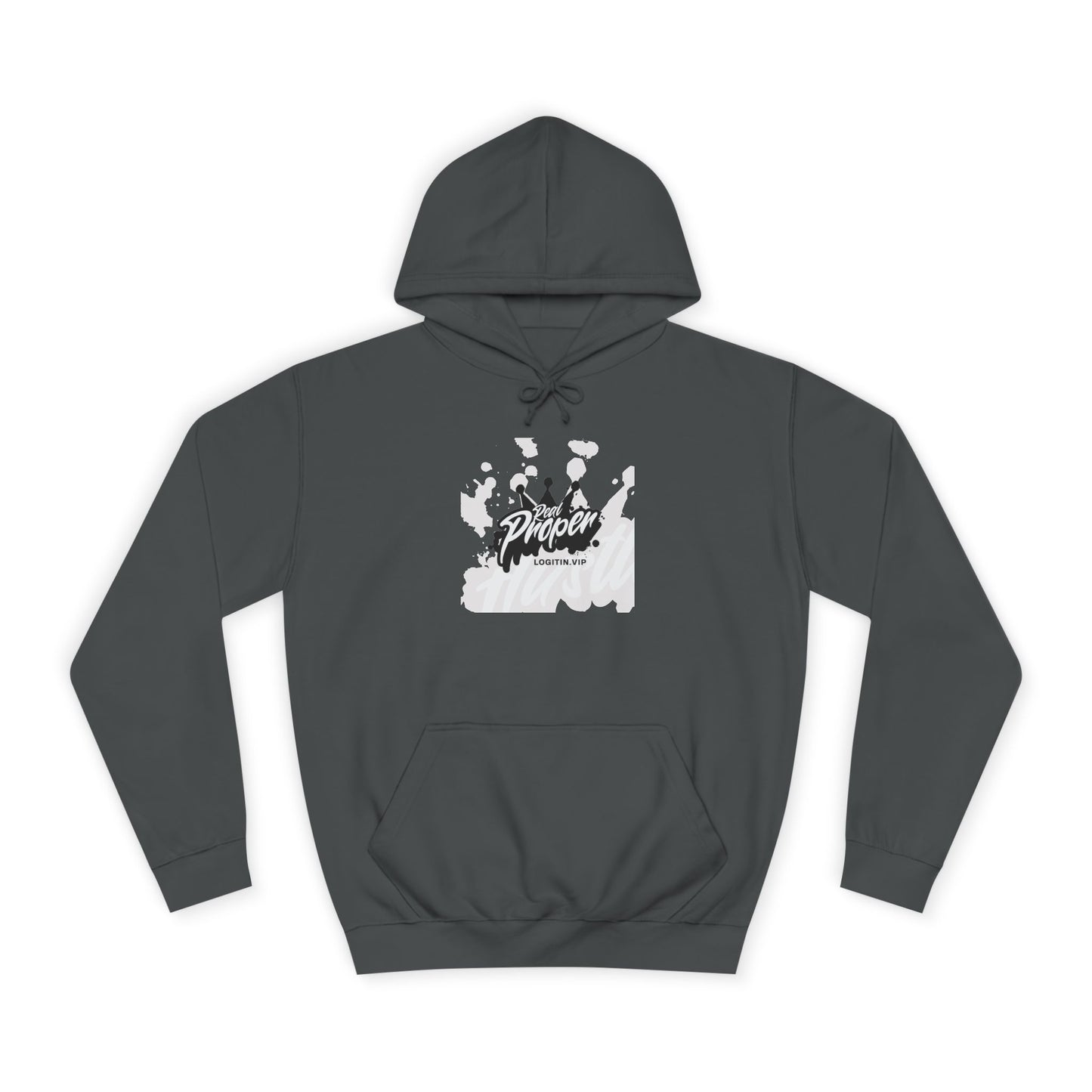 Unisex Hoodie with 'Real Proper' Design | Stylish Casual wear ,Events, Lounge, Gift Idea