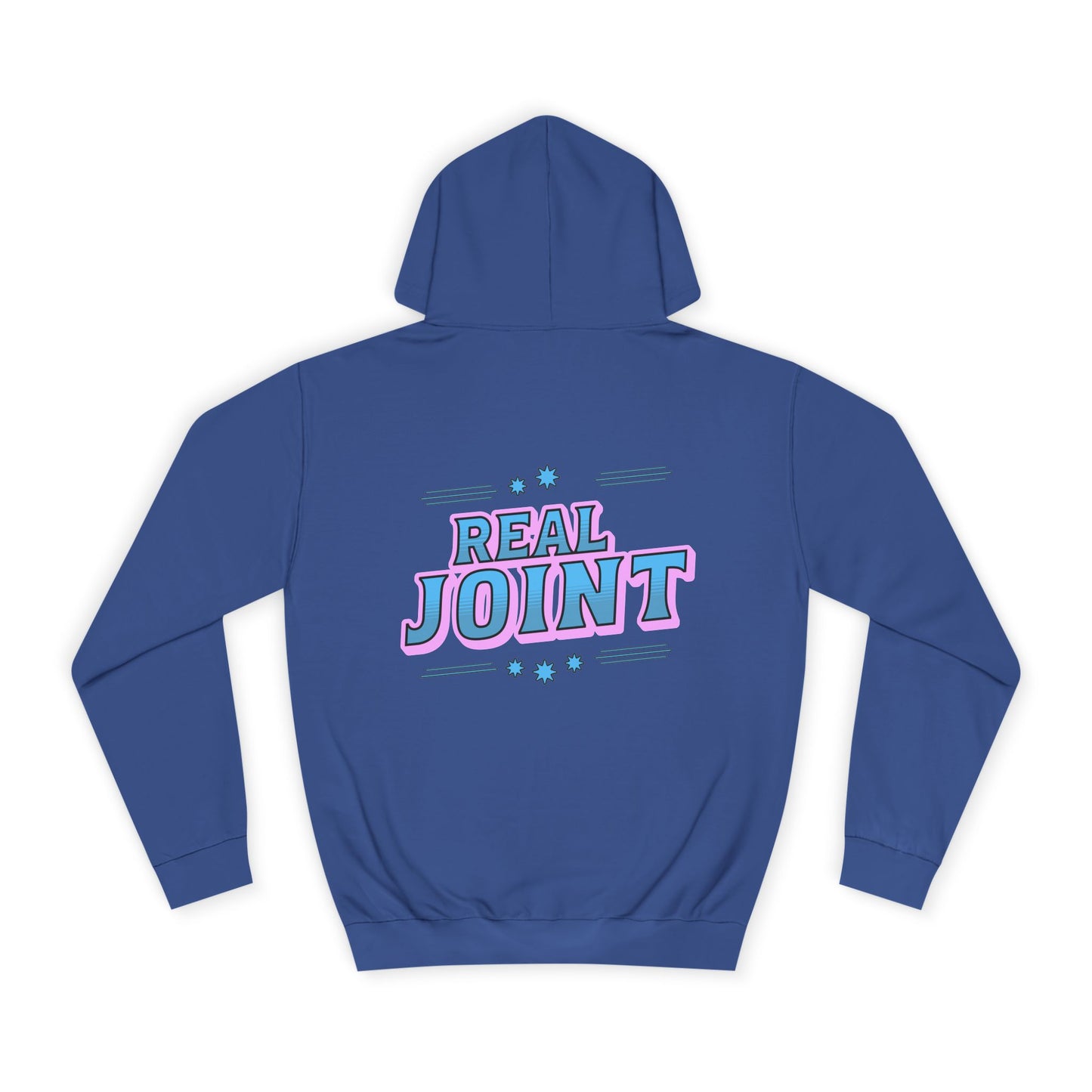 Unisex Hoodie - 'Real Joint' Graphic Sweatshirt for Casual Style