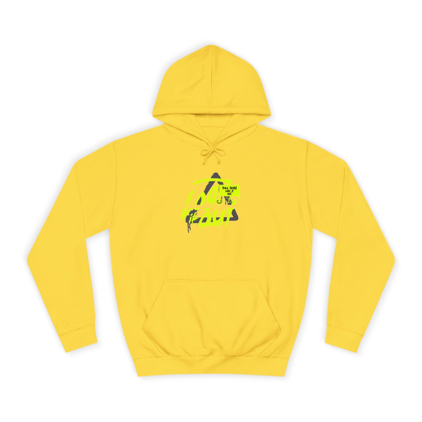 unisex Log it out Hoodie, Unisex Hoodie, Casual Wear, Trendy Graphic Hoodie, Comfortable Streetwear