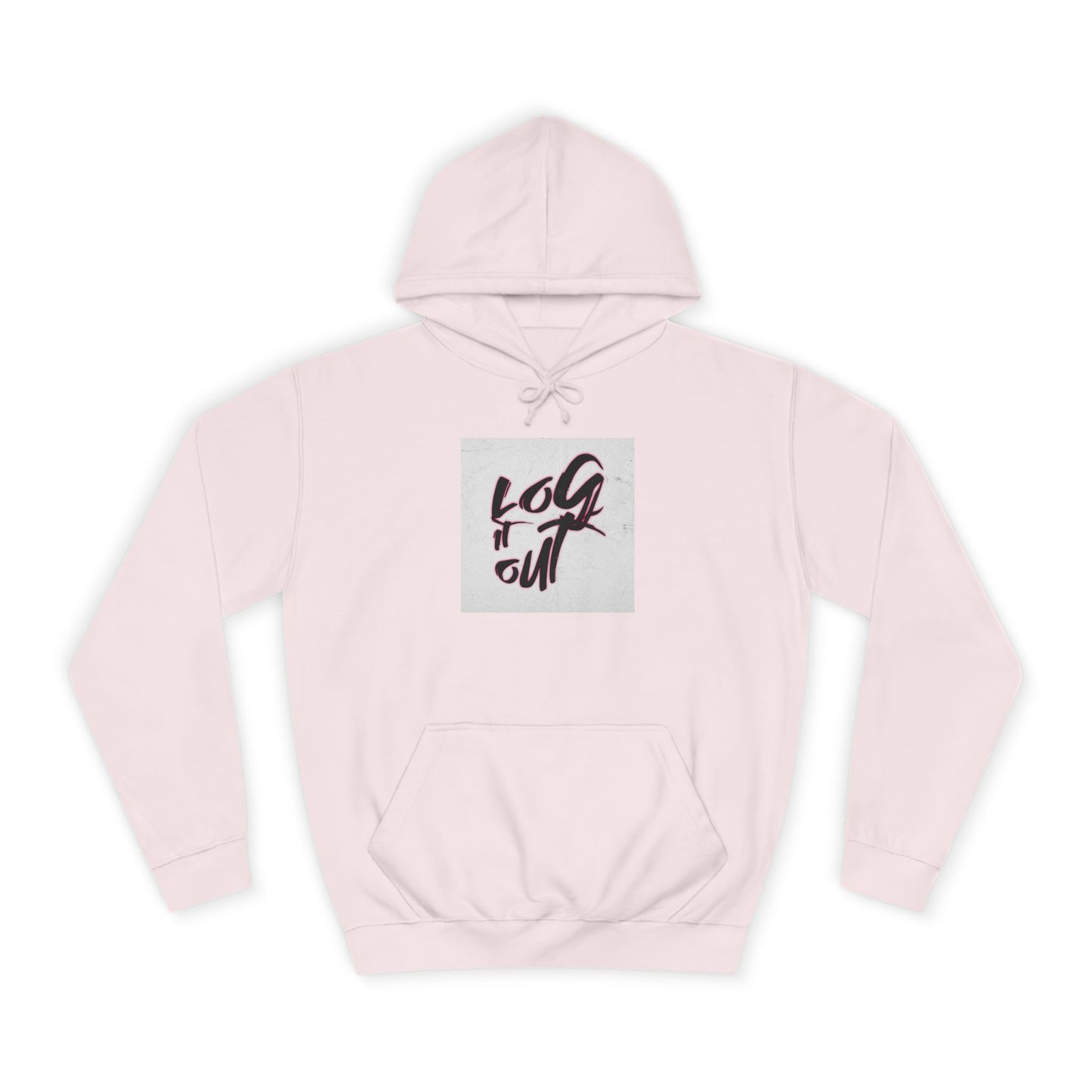 Stylish Unisex Hoodie for Casual Comfort, Perfect for Every day, Log It Out Design, Gift, College Apparel,
