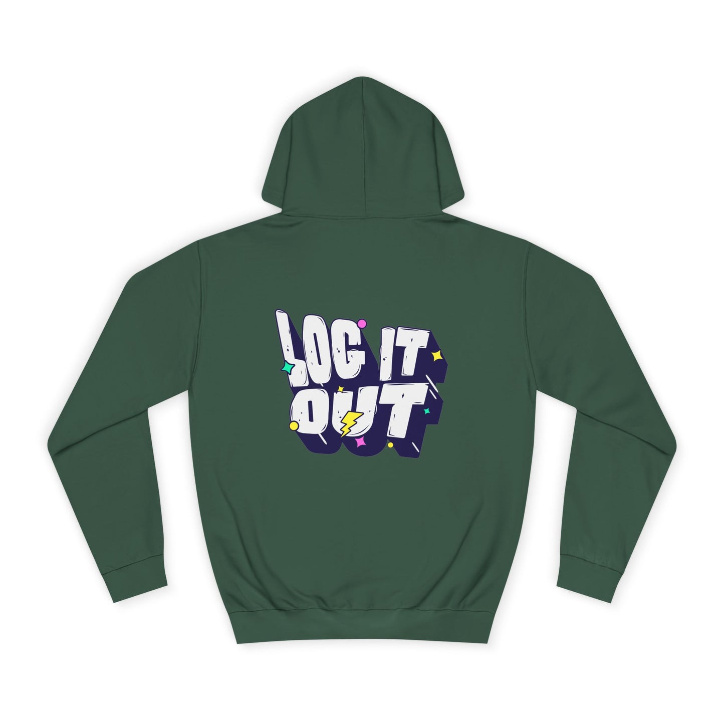 Unisex Hoodie with 'LOC IT OUT' Graphic, Cozy Casual Wear, Perfect for Events, Great Gift Idea