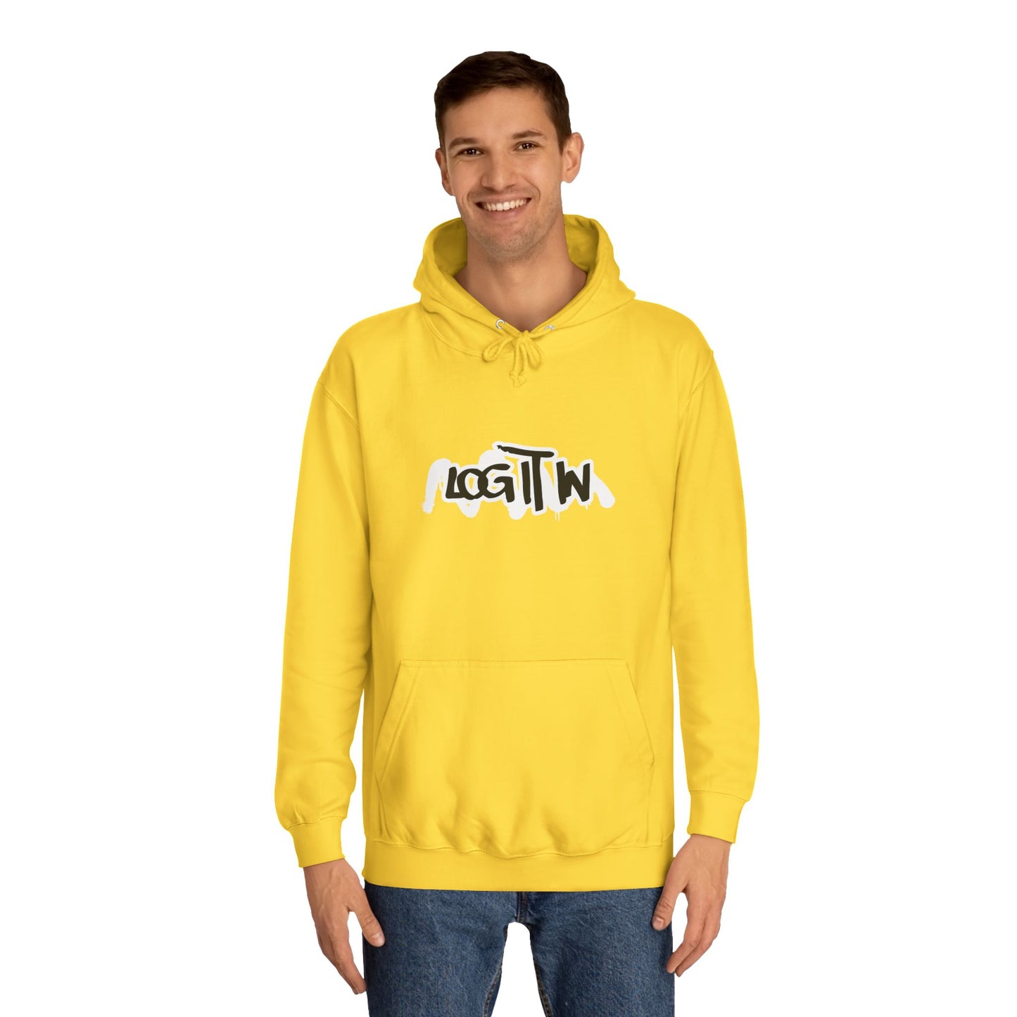 Unisex Log it in Hoodie with Trendy Graphic, Stylish Casual Wear, Gift, Apparel, Cozy Sweatshirt for Every Occasion