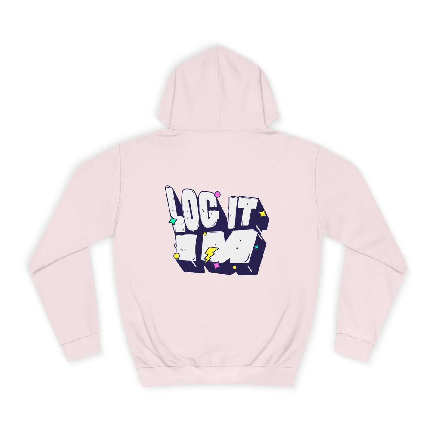 Vibrant Unisex LOG IT IN Hoodie, Trendy Streetwear, Apparel, Unique Gift, Casual Everyday Wear