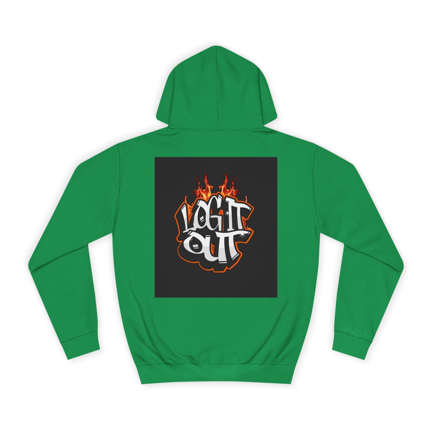 Stylish Unisex Hoodie with 'Log It Out' Design, Cozy Wear, Trendy Streetwear, Perfect for Parties