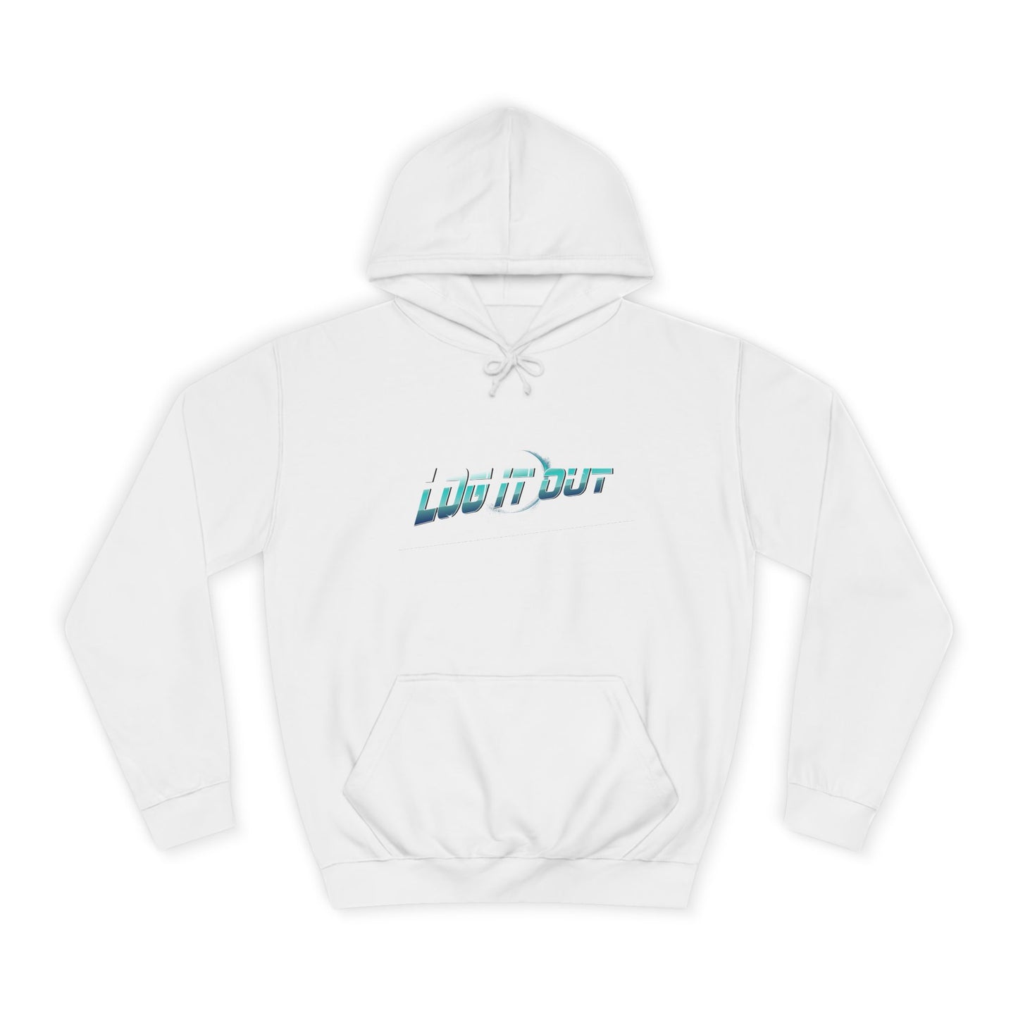 Unisex 'log it out' Hoodie with Retro Style, Ideal for Everyday Wear, Perfect for trendy wear,Gift for Friends