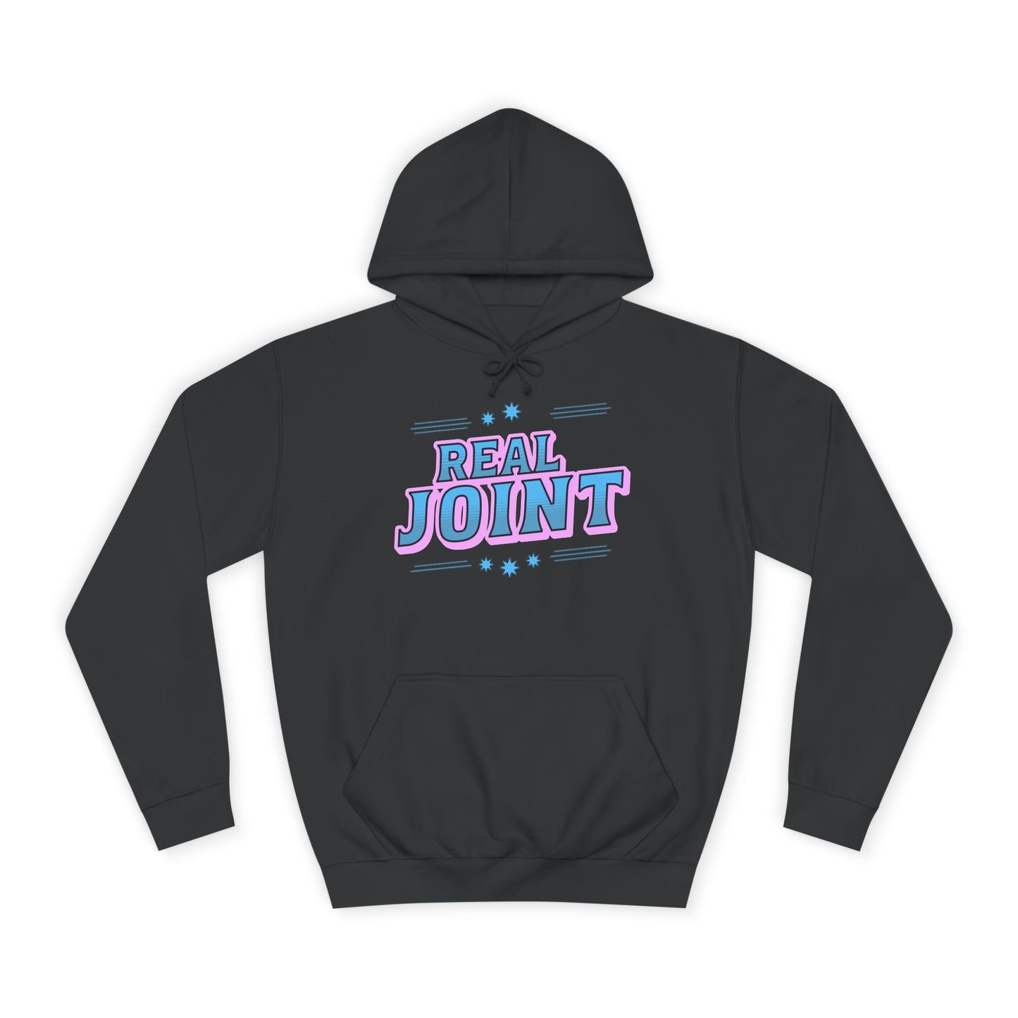 Unisex Hoodie - 'Real Joint' Graphic Sweatshirt for Casual Style