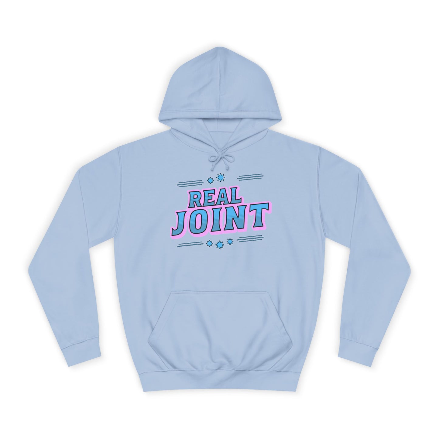 Unisex Hoodie - 'Real Joint' Graphic Sweatshirt for Casual Style