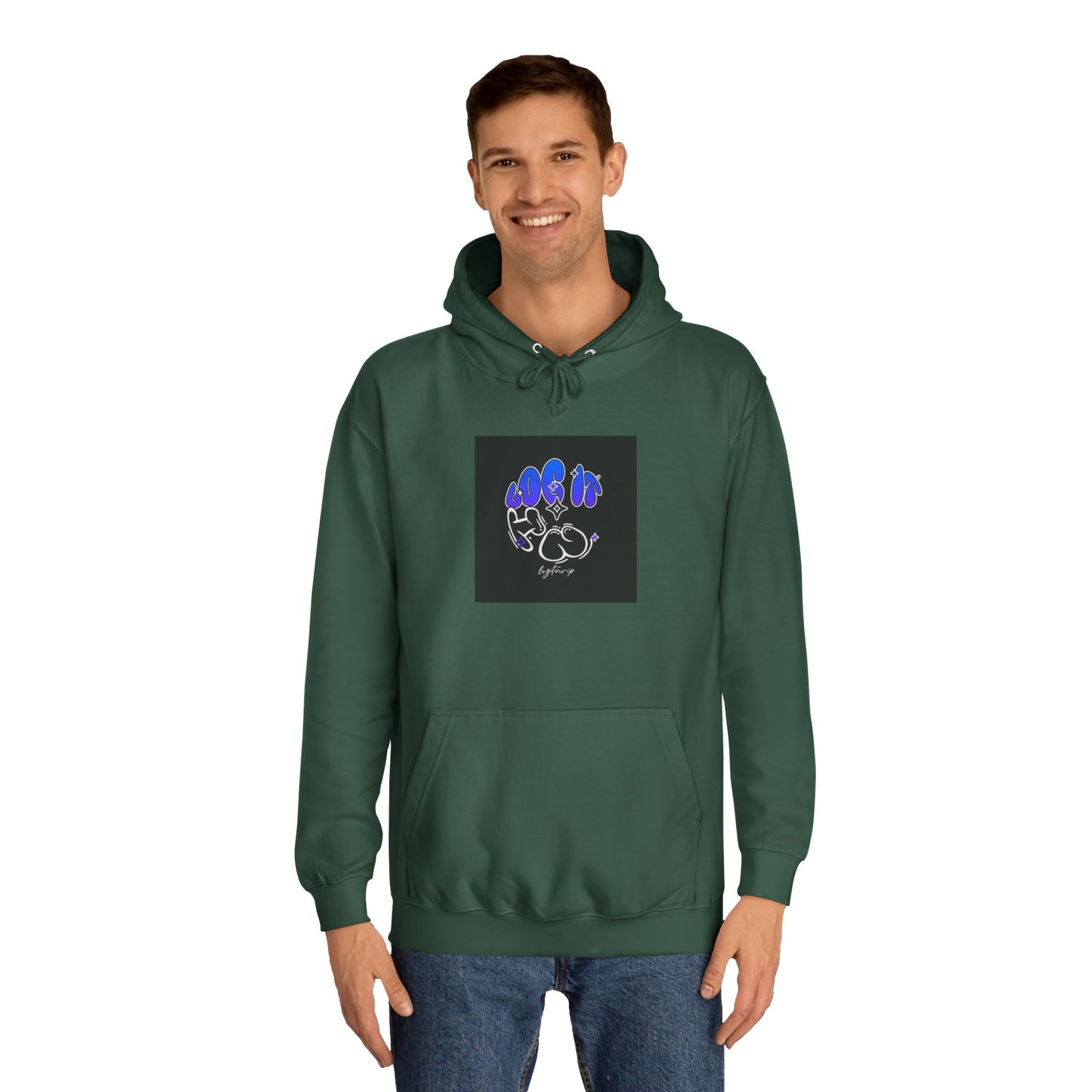 Unisex Log it in Hoodie with Colorful Designs, Cozy Sweatshirt,Trendy Gift for Casual Wear