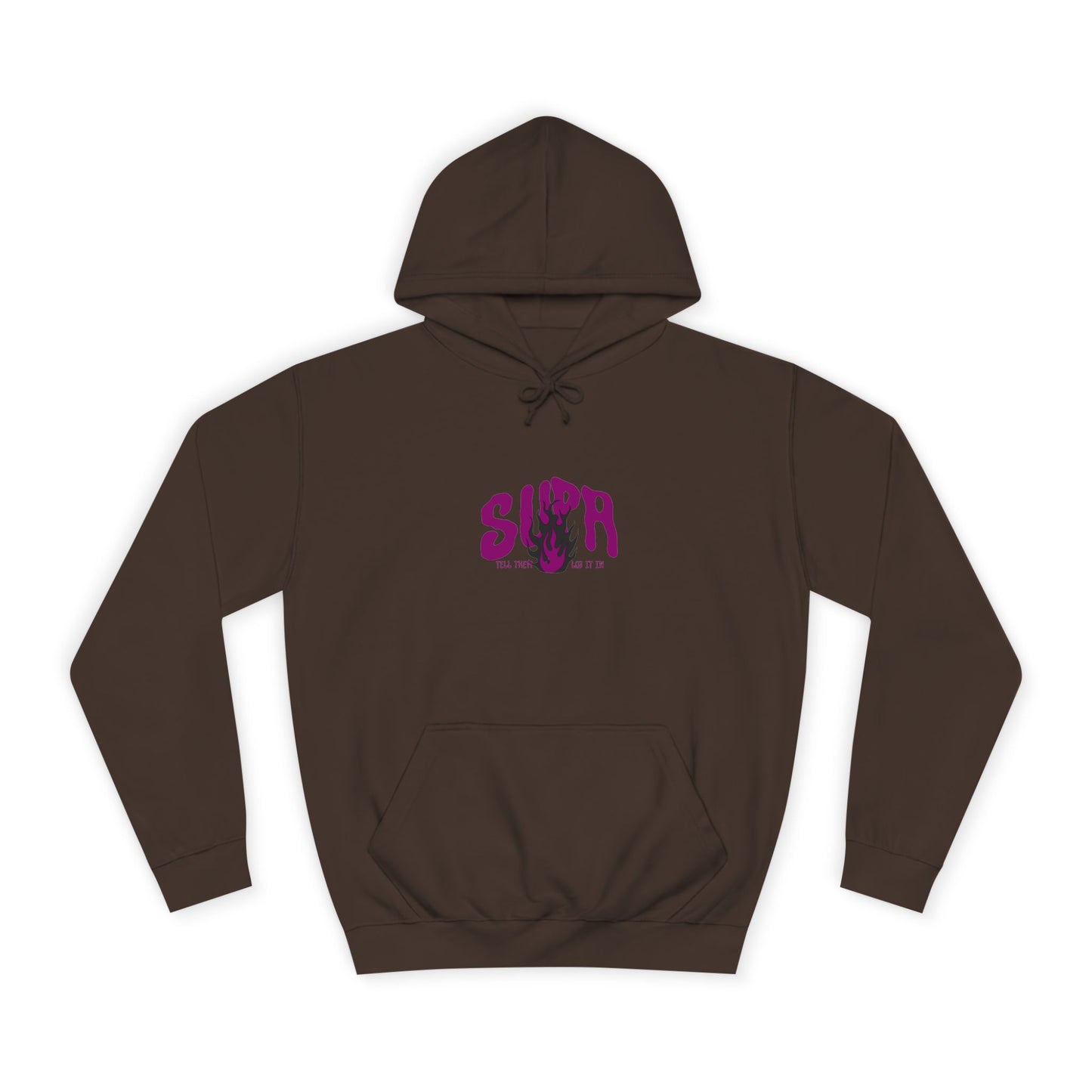 Trendy Unisex SUPA Hoodie with Unique Flame Design - Perfect for Any One, Casual Wear, Gifts, Streetwear, or Events