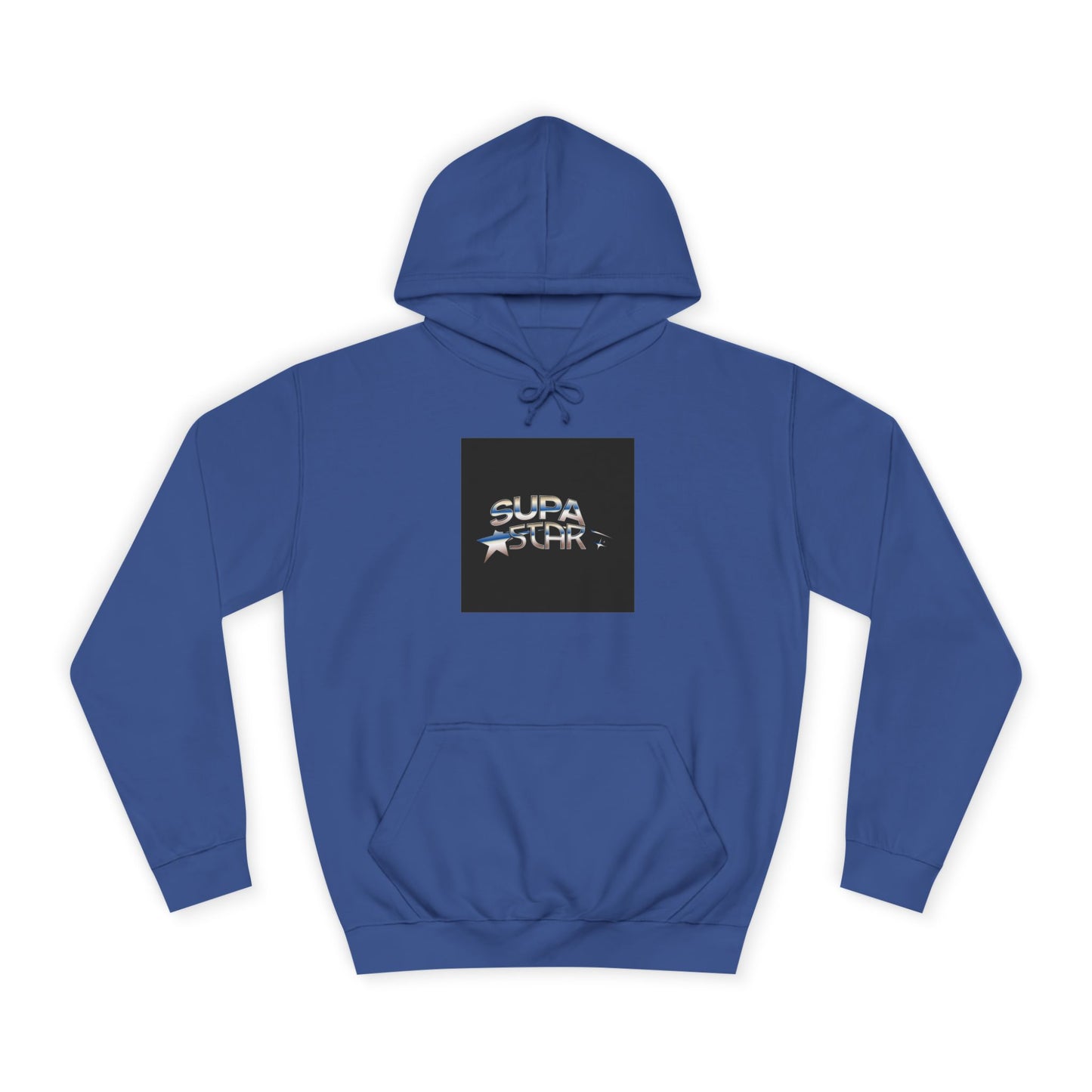 Supa Star Unisex Hoodie | Trendy Custom Apparel, Casual Wear, Star Graphic Hoodie, Adjustable Hooded Sweatshirt, Gift