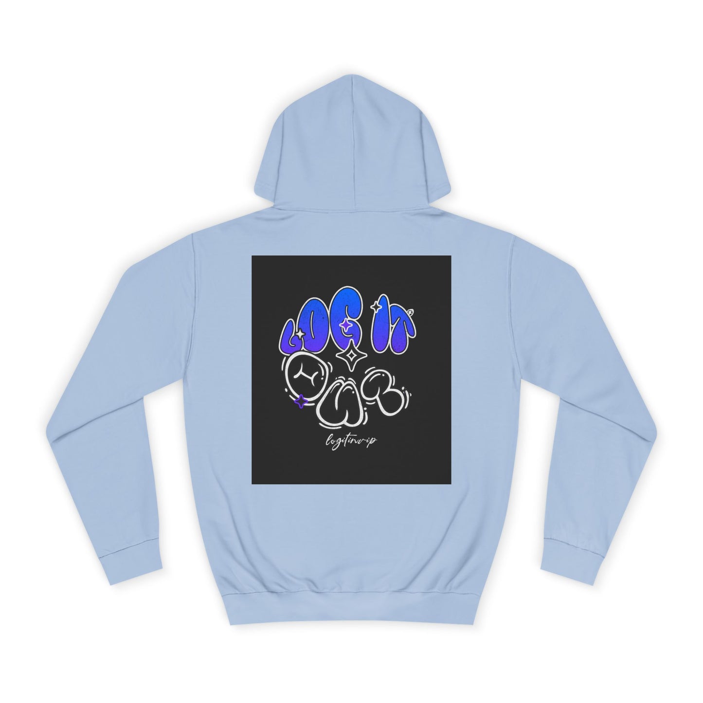 Vibrant Log it out Spirit Hoodie, Unisex Hoodie, Comfortable Sweatshirt, Graphic Hooded Sweatshirt,