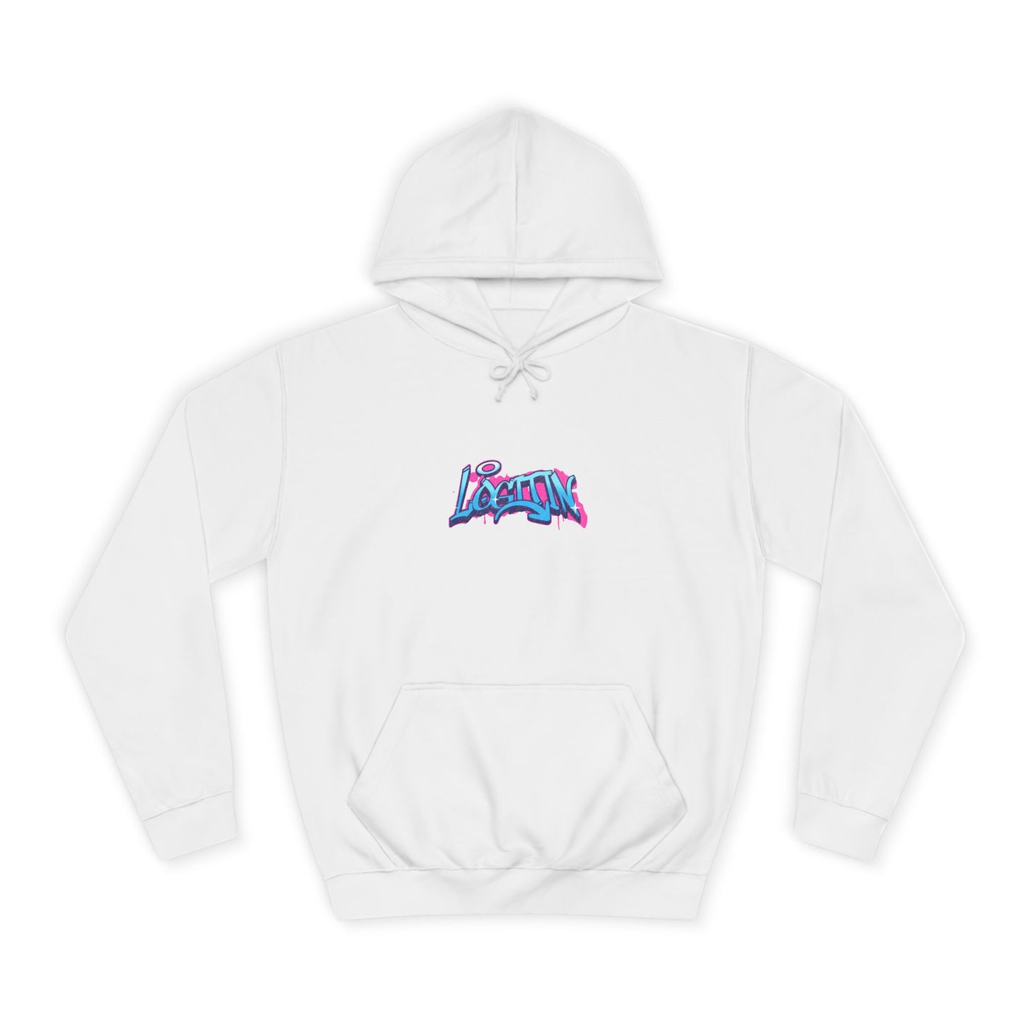 Vibrant Log it in Hoodie, Unisex Cozy Sweatshirt, Trendy Streetwear, Perfect for Life, Gift for Stylish Fall Apparel