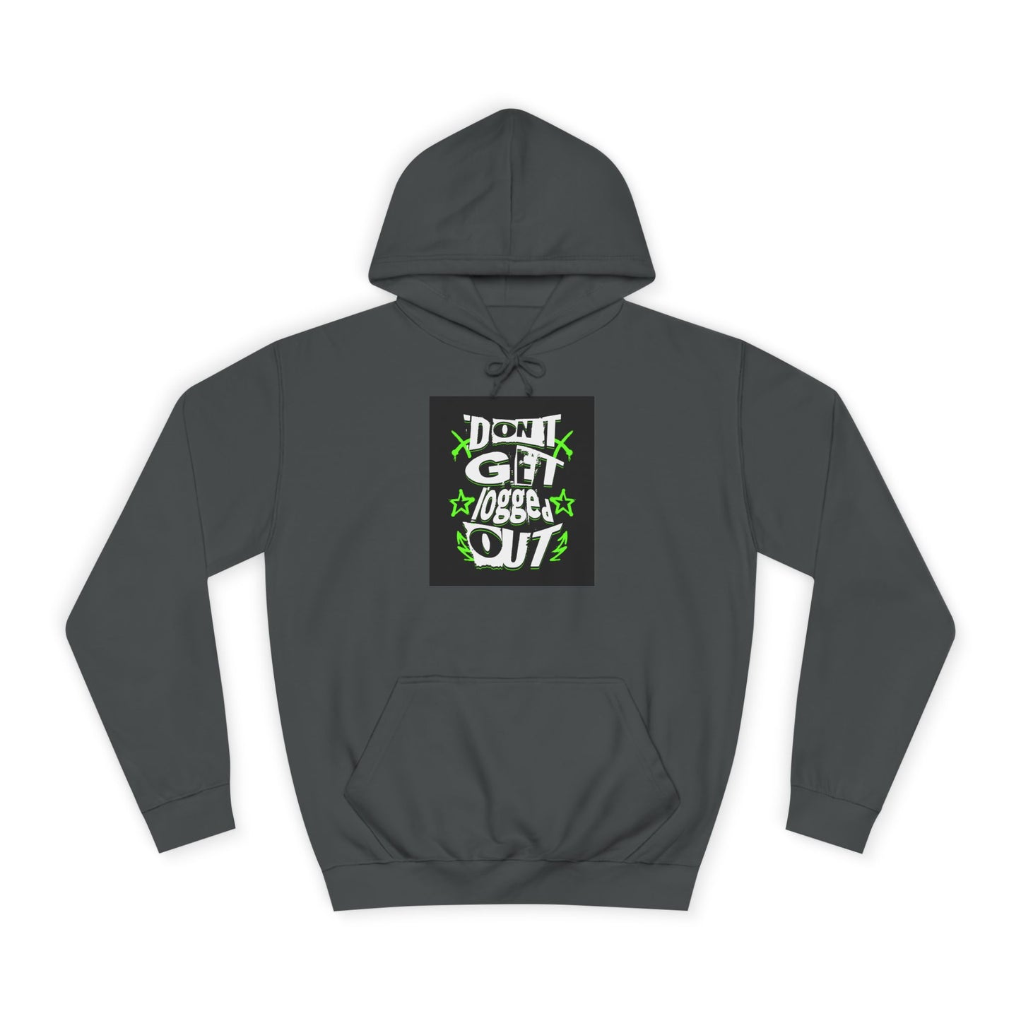 Vibrant Unisex Hoodie - Perfect for Life, Casual Outings & Gift Ideas - Fun Design: 'Don't Get Logged Out!'