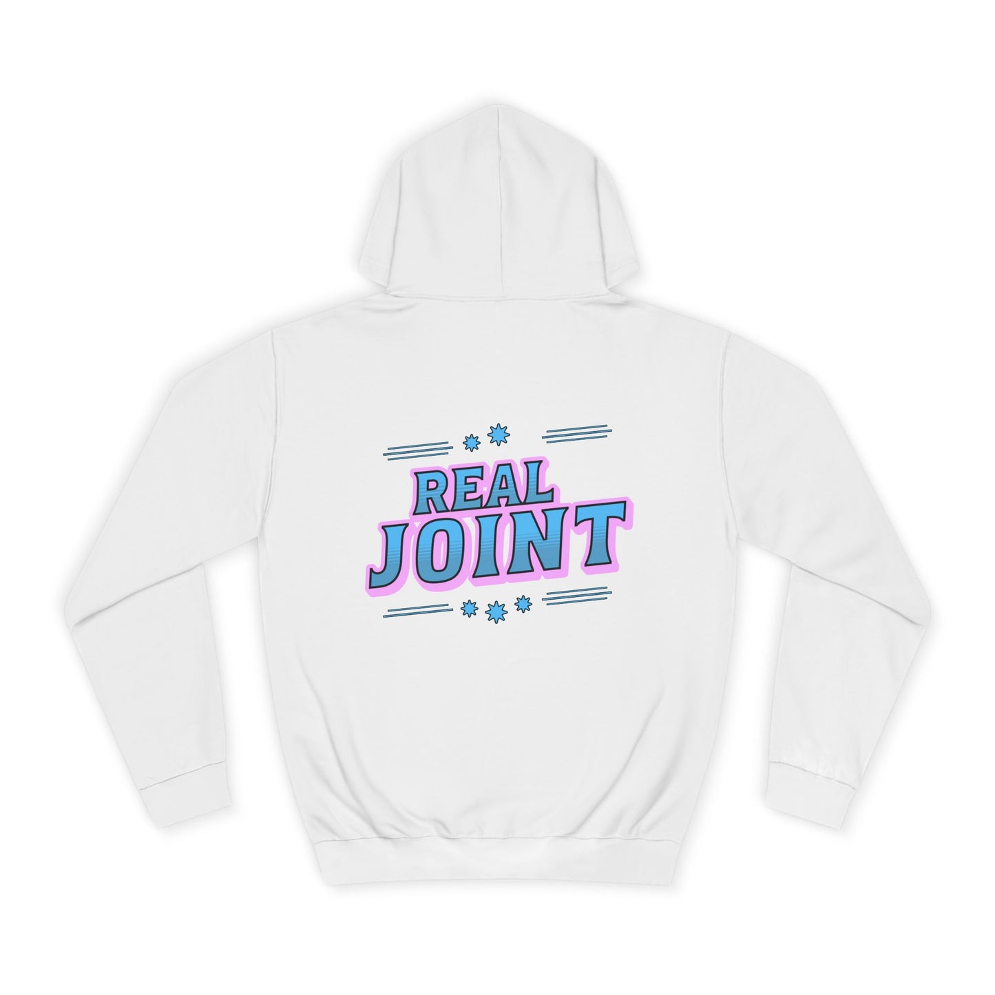 Unisex Hoodie - 'Real Joint' Graphic Sweatshirt for Casual Style