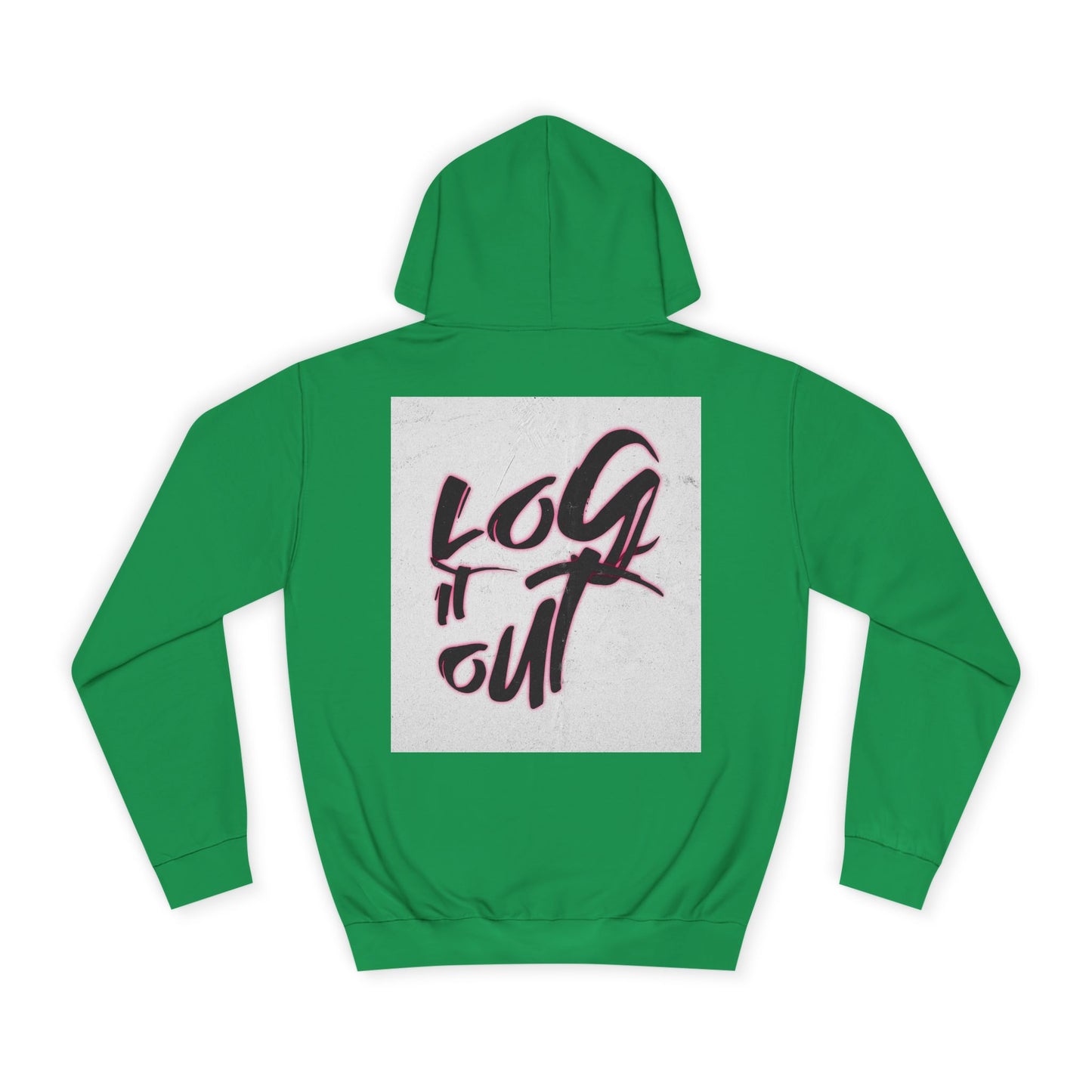 Stylish Unisex Hoodie for Casual Comfort, Perfect for Every day, Log It Out Design, Gift, College Apparel,
