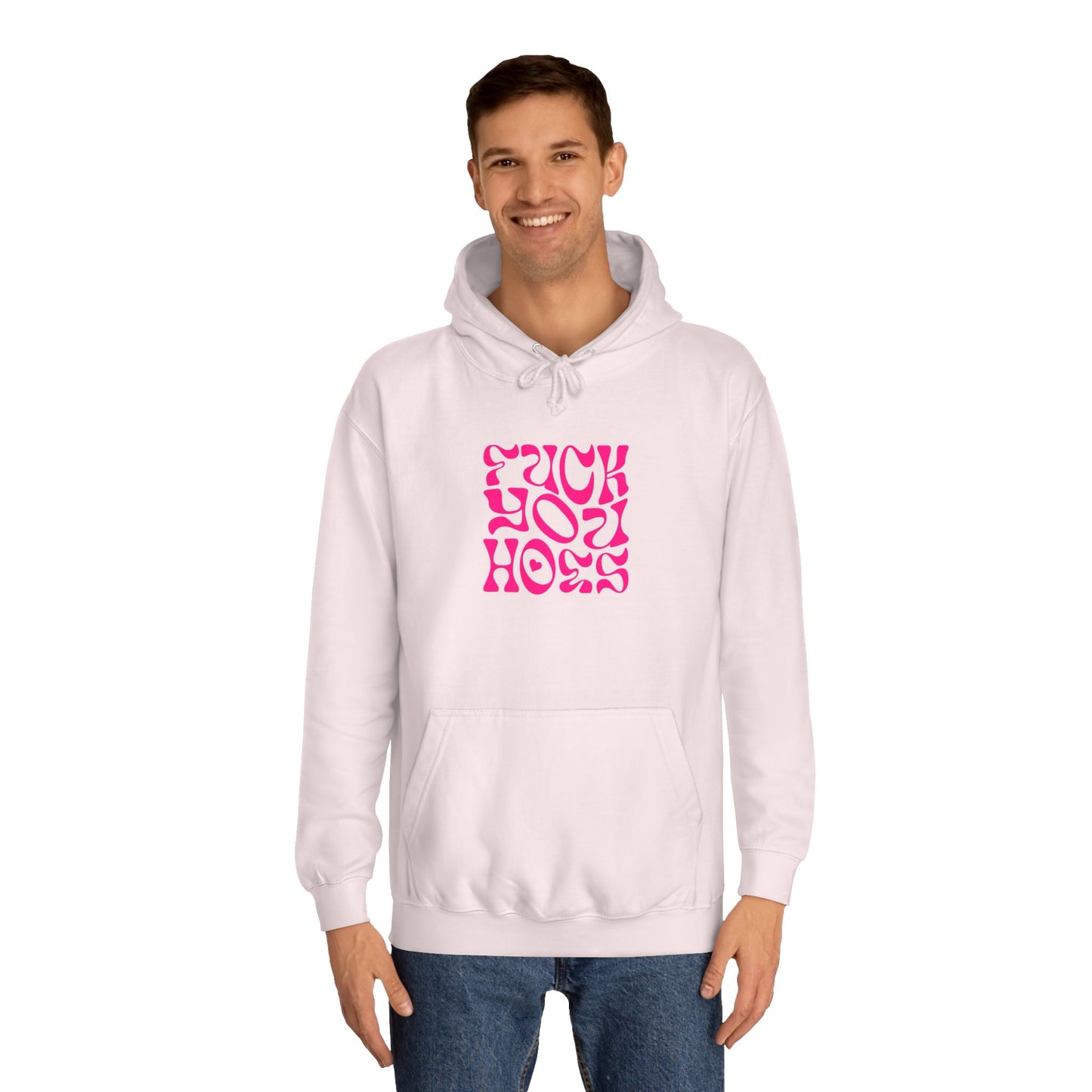 Trendy Unisex Hoodie with Bold Graphic Design