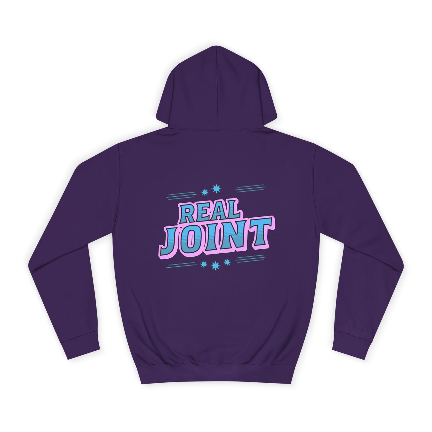Unisex Hoodie - 'Real Joint' Graphic Sweatshirt for Casual Style