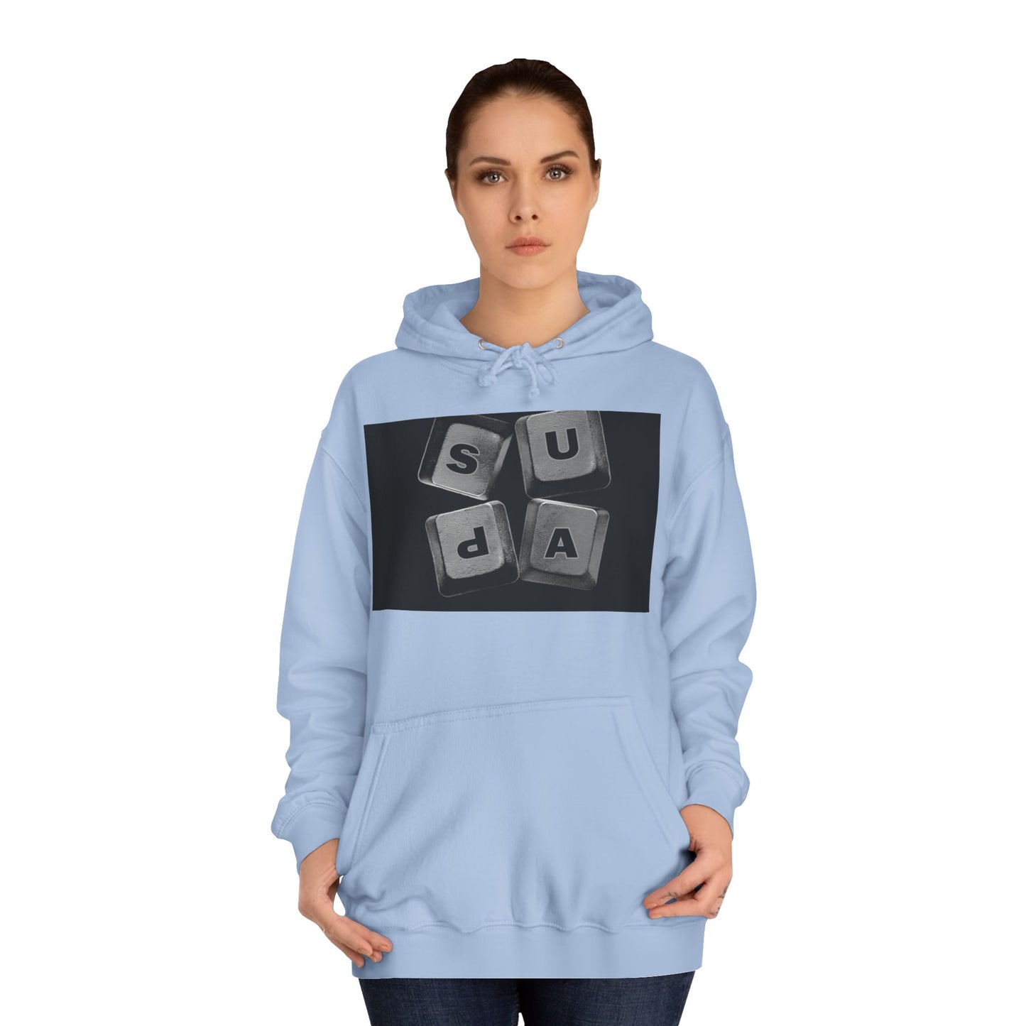 Unisex Hoodie with Graphic Design, Casual Wear, Cozy Layering,Spirit Wear
