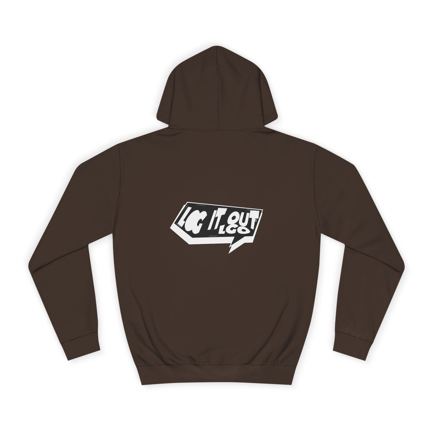 Chill Vibes Unisex Log it out Hoodie - Perfect for Campus Wear, Gifts, Casual Outfits, Fall/Winter Style, Cozy Fashion