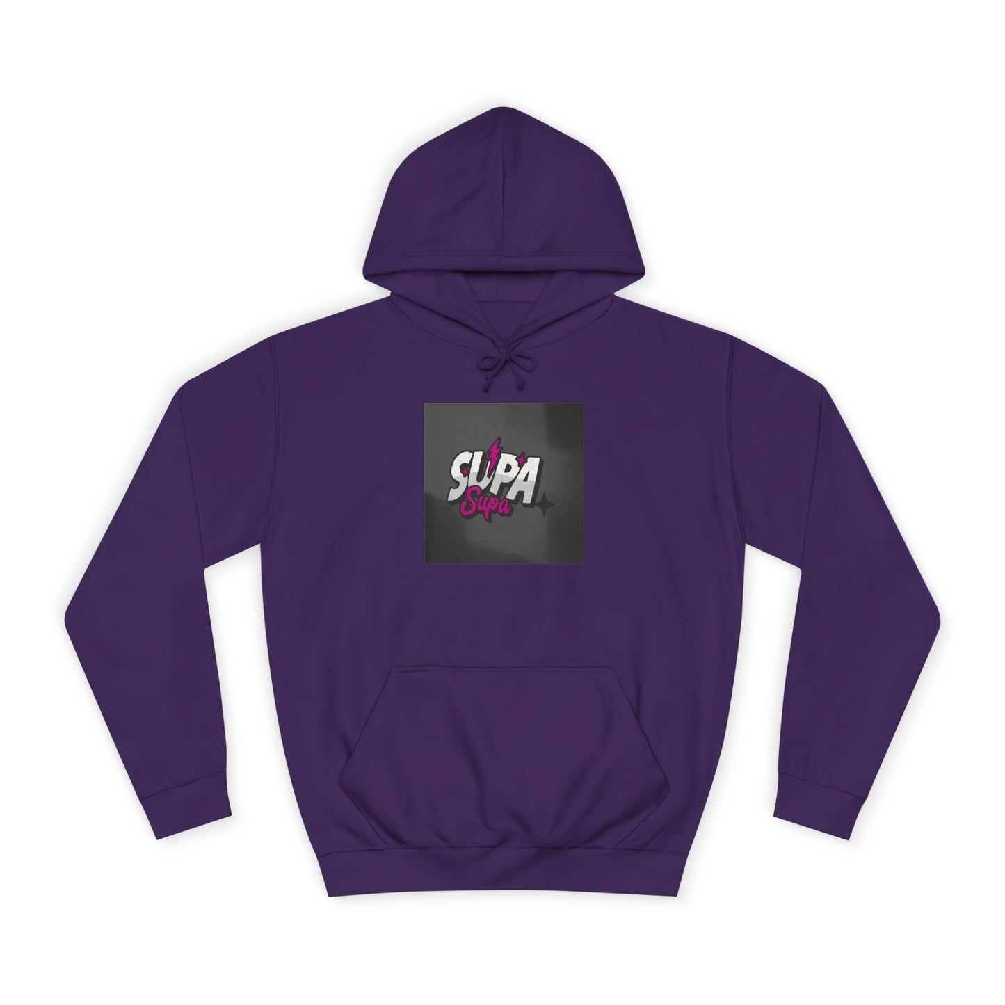 Trendy Unisex Hoodie with Fun 'Supa' Design, Cozy Streetwear, Perfect for Students, Gifts,