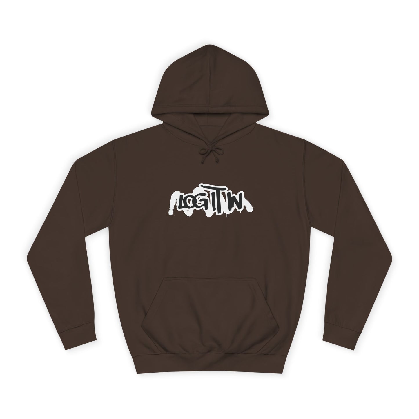 Unisex Log it in Hoodie with Trendy Graphic, Stylish Casual Wear, Gift, Apparel, Cozy Sweatshirt for Every Occasion