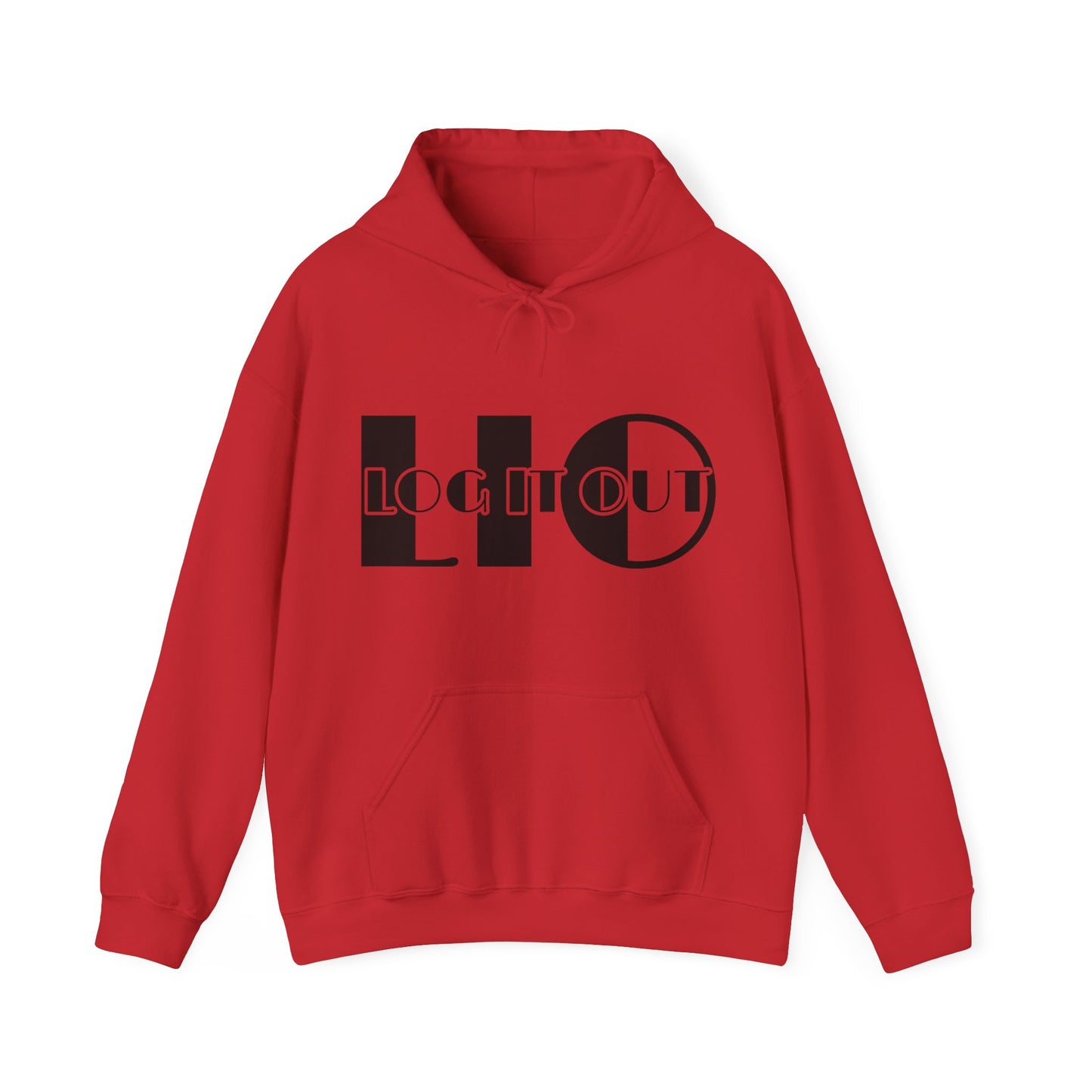 Log it out Unisex Heavy Blend™ Hooded Sweatshirt