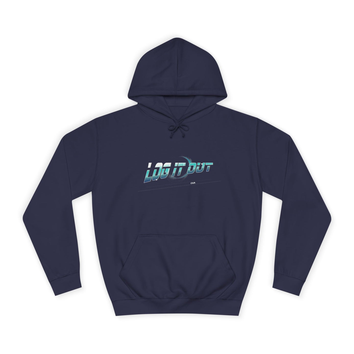 Unisex 'log it out' Hoodie with Retro Style, Ideal for Everyday Wear, Perfect for trendy wear,Gift for Friends