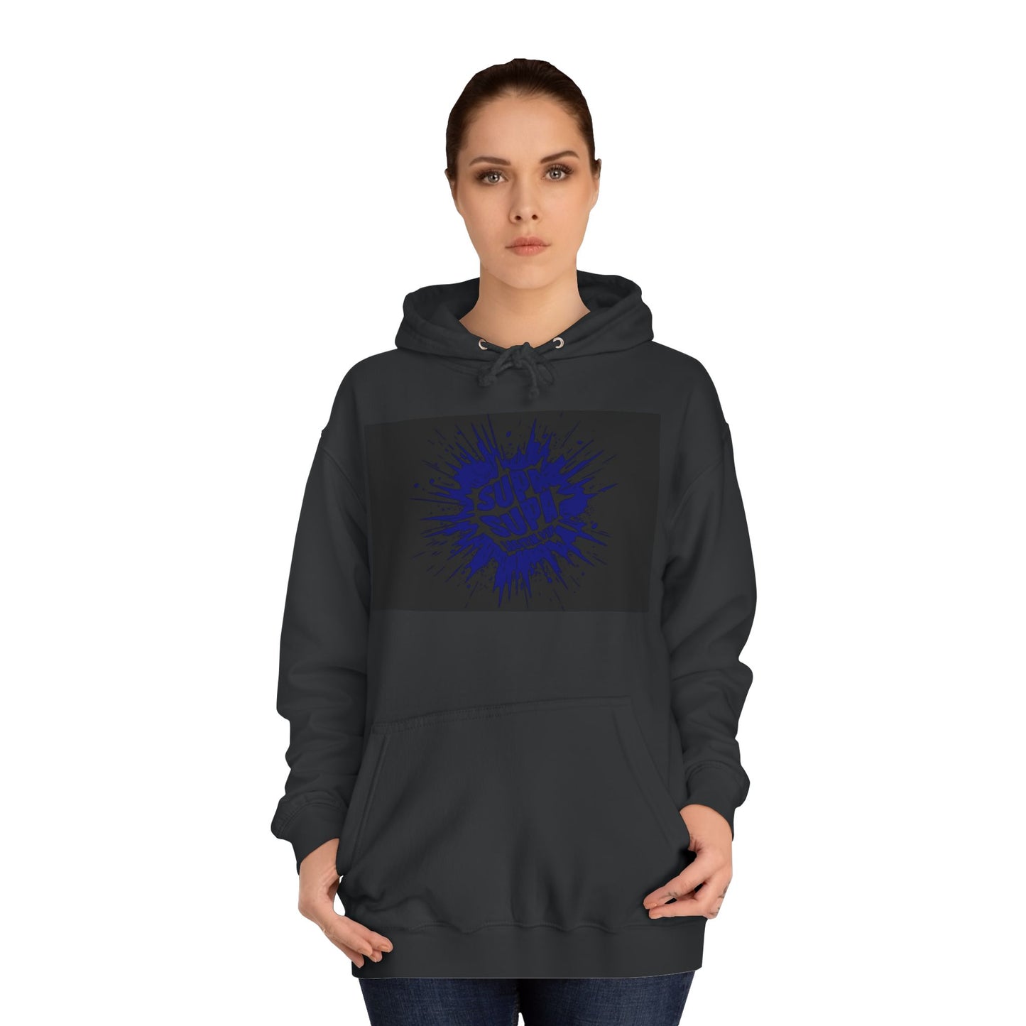 Unisex Supa Supa Hoodie with Bold Graphic Design, Comfortable Casual Wear, Ideal for Everyday, Perfect for Gifting, Spring and Fall Fashion