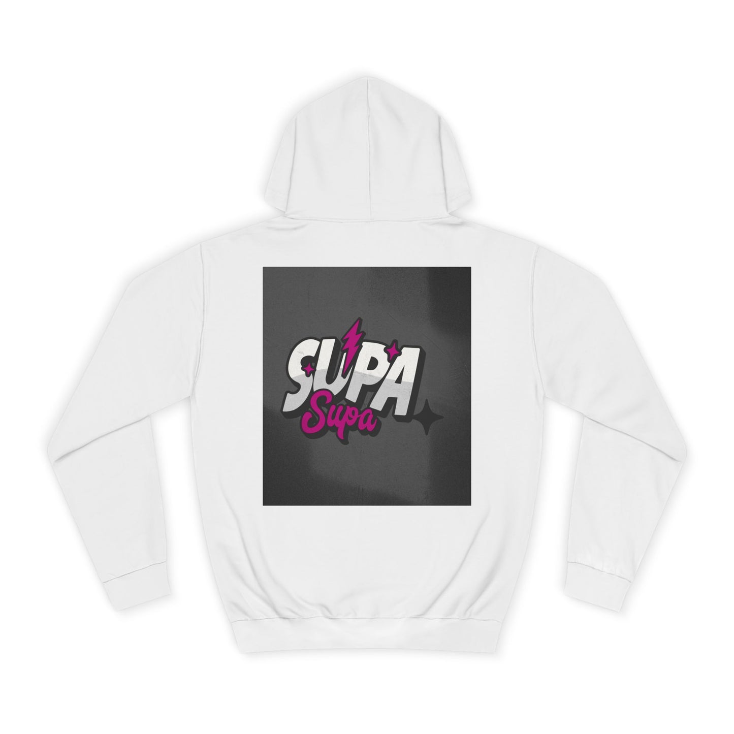 Trendy Unisex Hoodie with Fun 'Supa' Design, Cozy Streetwear, Perfect for Students, Gifts,