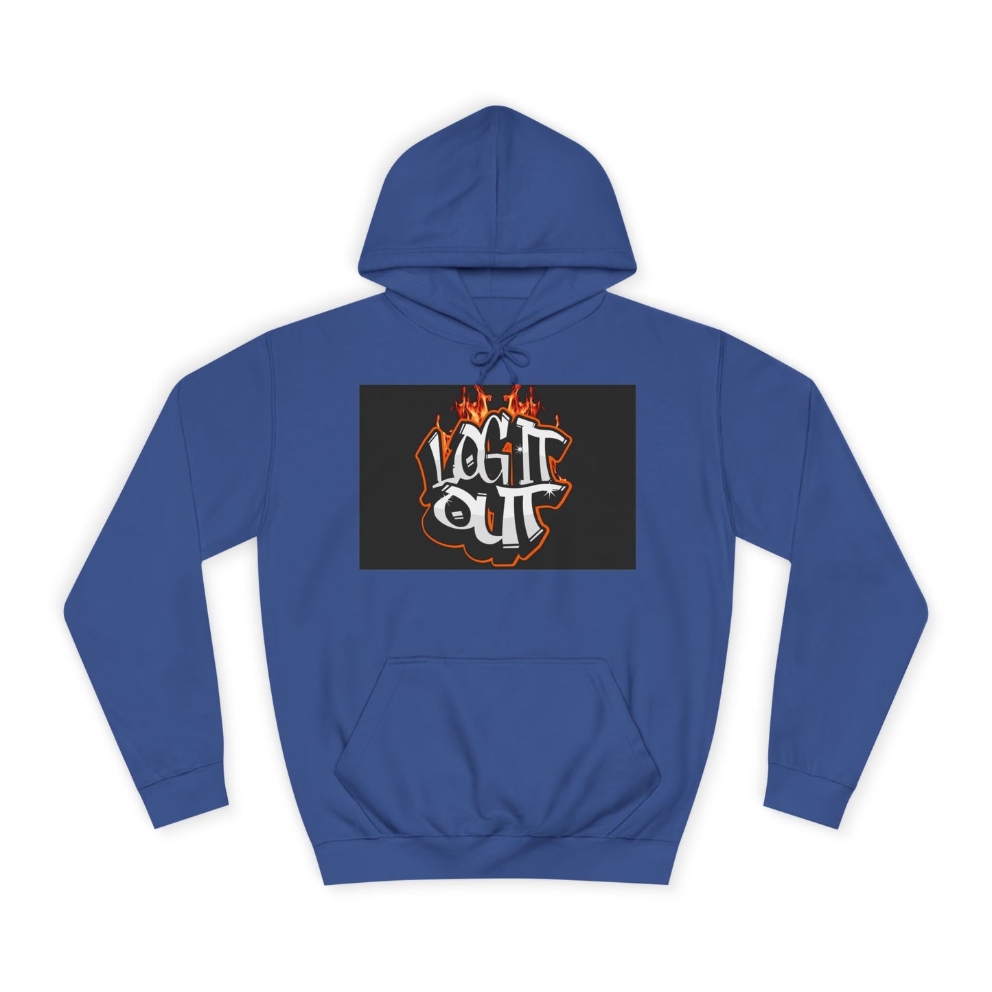 Stylish Unisex Hoodie with 'Log It Out' Design, Cozy Wear, Trendy Streetwear, Perfect for Parties