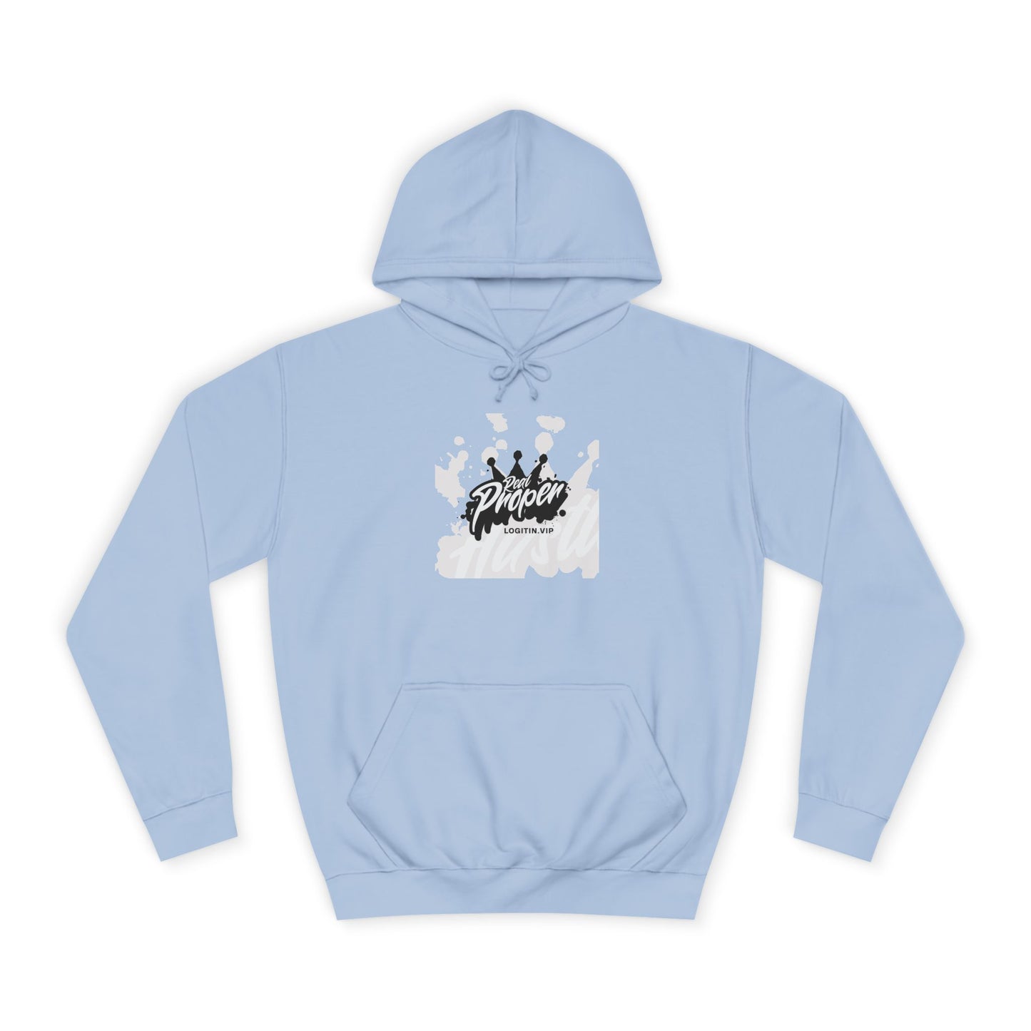 Unisex Hoodie with 'Real Proper' Design | Stylish Casual wear ,Events, Lounge, Gift Idea