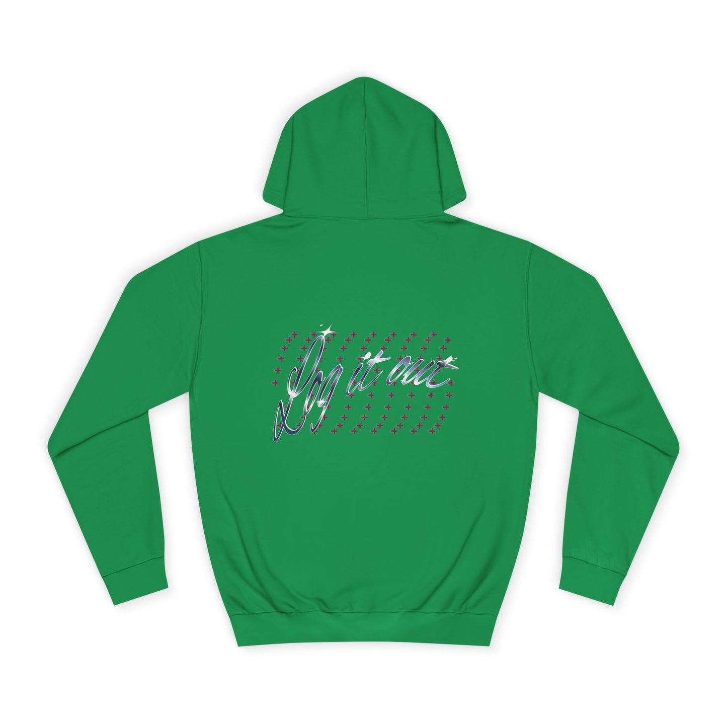 Stylish Unisex 'Log it out' Hoodie with Trendy Script Design, Perfect for Casual Wear, Gift, Apparel, Unisex Fashion