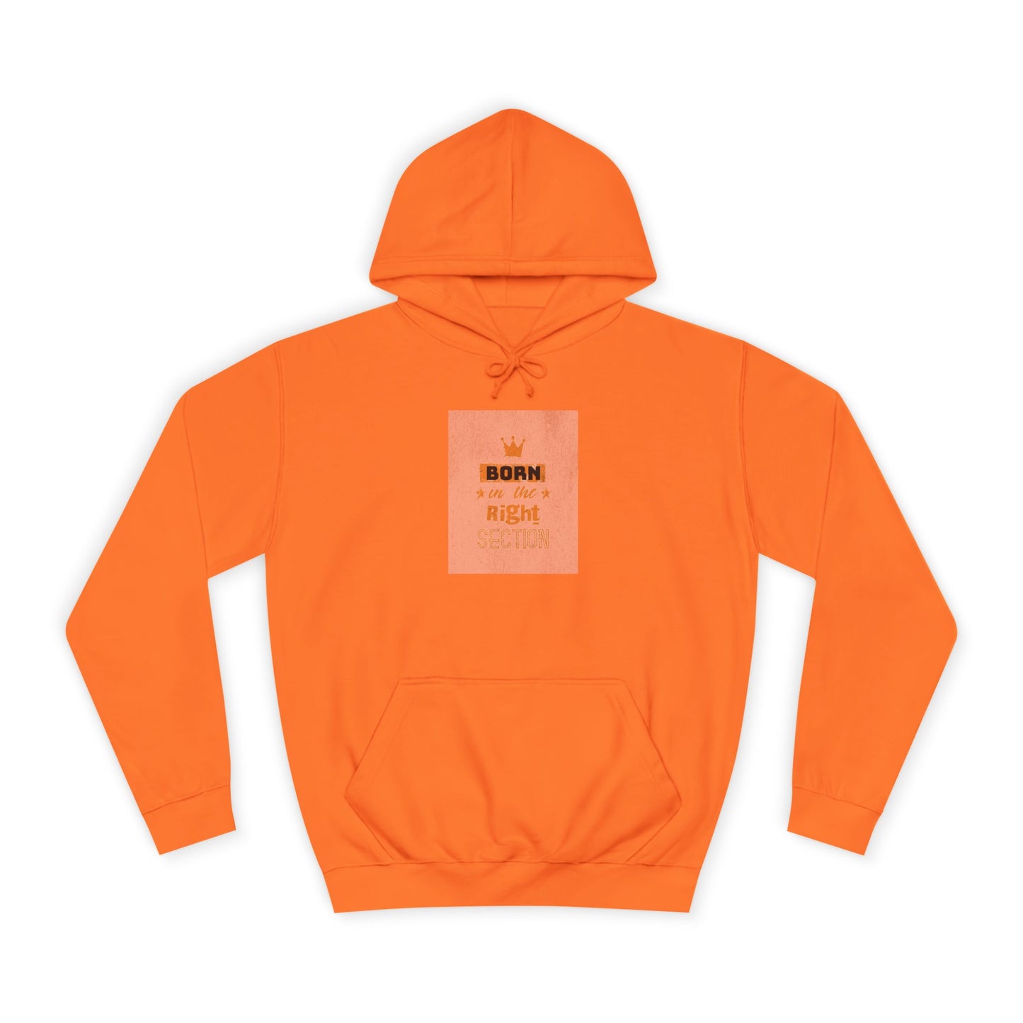 Born in the Right Section Hoodie | Unisex College Sweatshirt, Casual Wear, Gift for Any One,Apparel, Trendy Hoodie