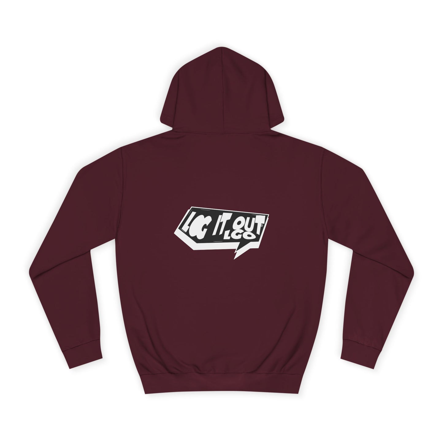Chill Vibes Unisex Log it out Hoodie - Perfect for Campus Wear, Gifts, Casual Outfits, Fall/Winter Style, Cozy Fashion